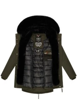 Navahoo Sweety Deluxe - Abrigo De Invierno - Dark Olive -Ropa 0160c3cc029c4f42a7b9303eddbbfb13