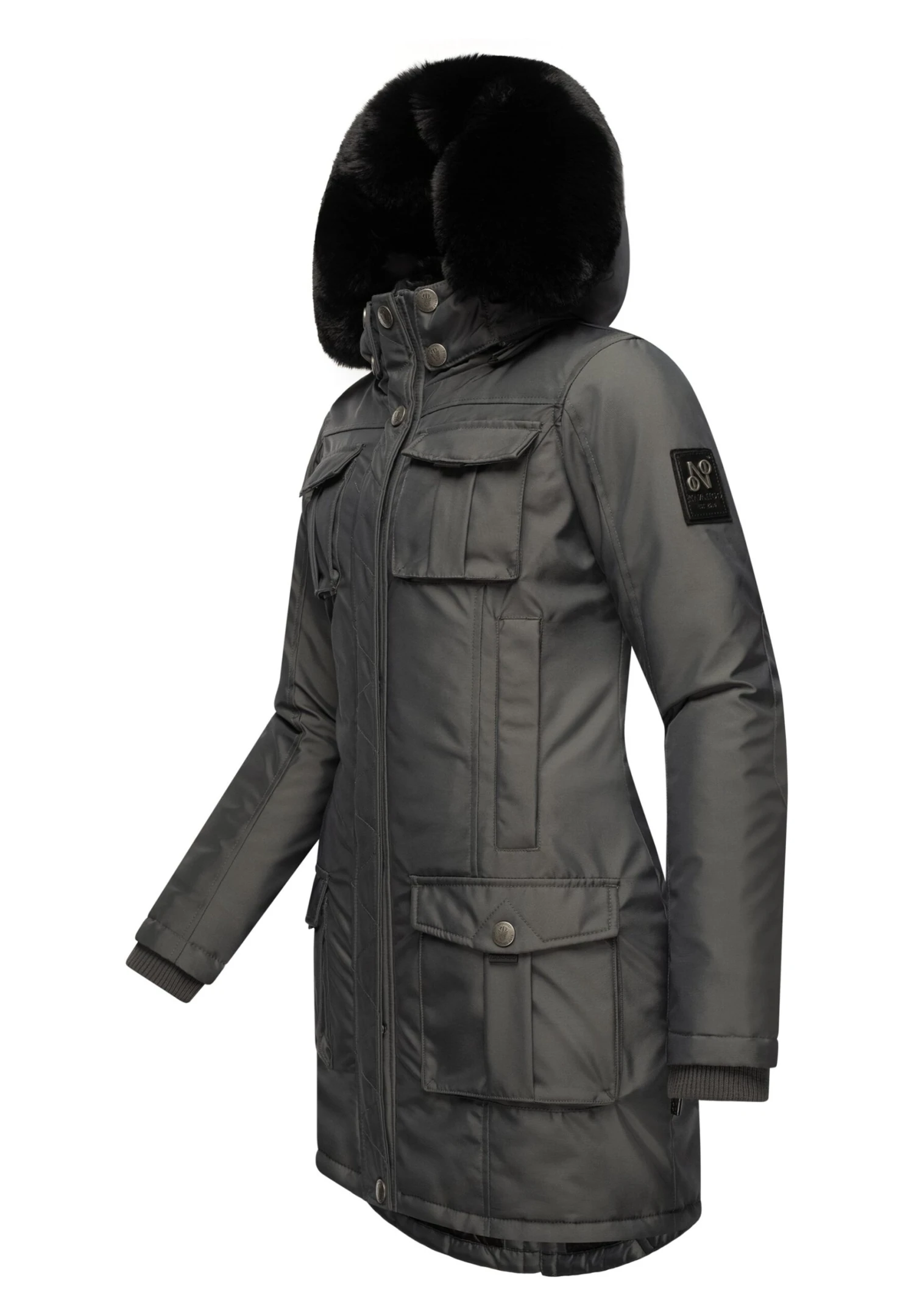 Navahoo Tiniis - Abrigo De Invierno - Dark Grey 5 Navahoo Tiniis - Abrigo De Invierno - Dark Grey - Imagen 3