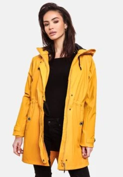 Navahoo Rainy Flower - Parka - Amber Yellow -Ropa 068fc5dd34b6436f944b59d100cdf6a0