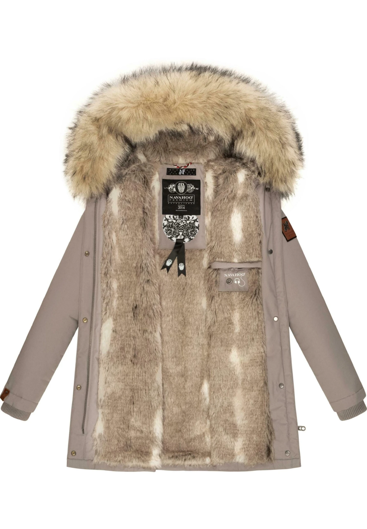 Navahoo Cristal - Abrigo De Invierno - Zinc Grey 5 Navahoo Cristal - Abrigo De Invierno - Zinc Grey - Imagen 3