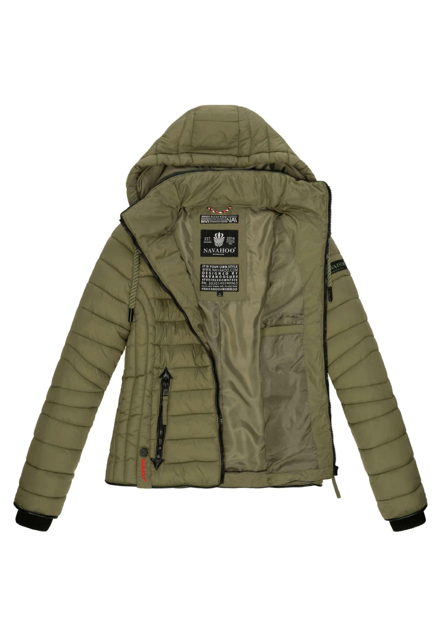 Navahoo Lulana - Chaqueta De Entretiempo - Dusty Olive 5 Navahoo Lulana - Chaqueta De Entretiempo - Dusty Olive - Imagen 3