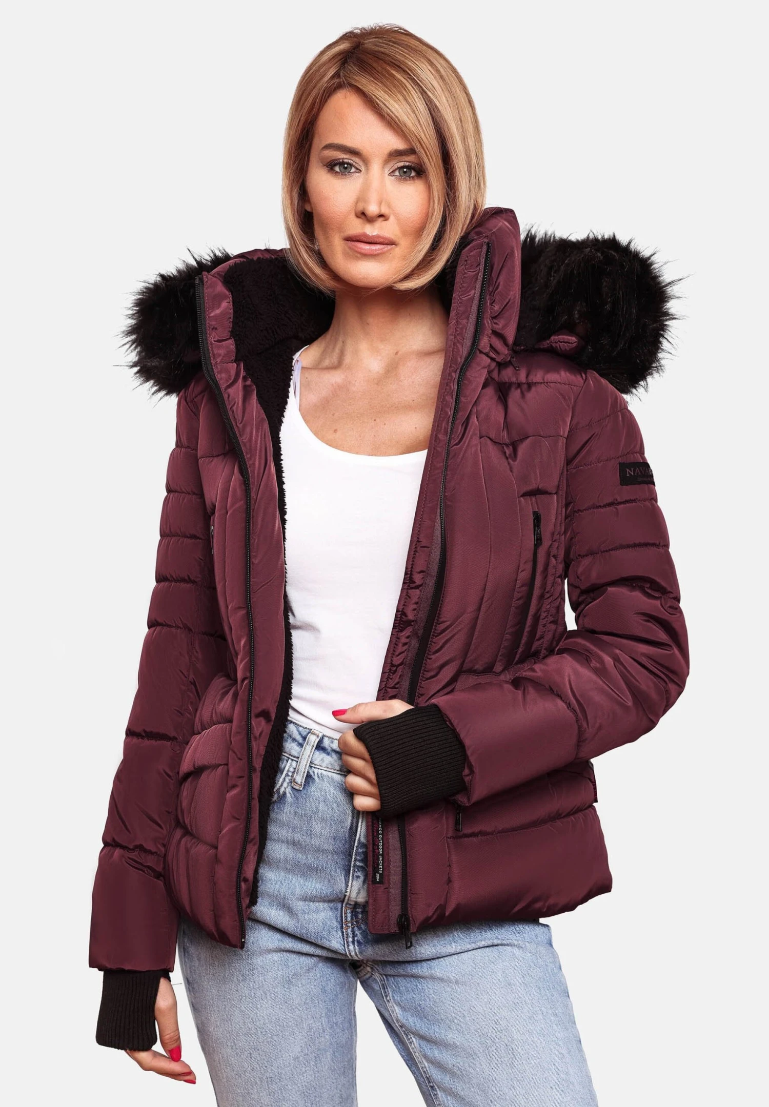 Navahoo Adele - Chaqueta De Invierno - Burgundy 3 Navahoo Adele - Chaqueta De Invierno - Burgundy