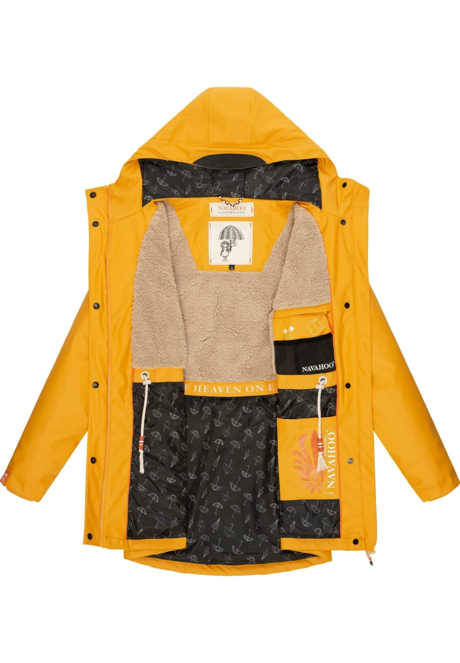 Navahoo Rainy Forest - Impermeable - Amber Yellow 5 Navahoo Rainy Forest - Impermeable - Amber Yellow - Imagen 4