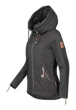 Navahoo Wekoo - Parka - Schwarz Dots -Ropa 123c7706bc8e40fca2009796925b5423