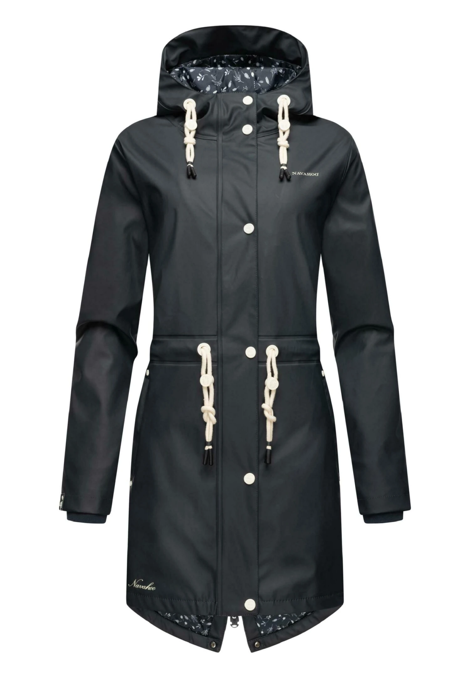 Navahoo Flower Of Ocean - Parka - Dark Blue 3 Navahoo Flower Of Ocean - Parka - Dark Blue