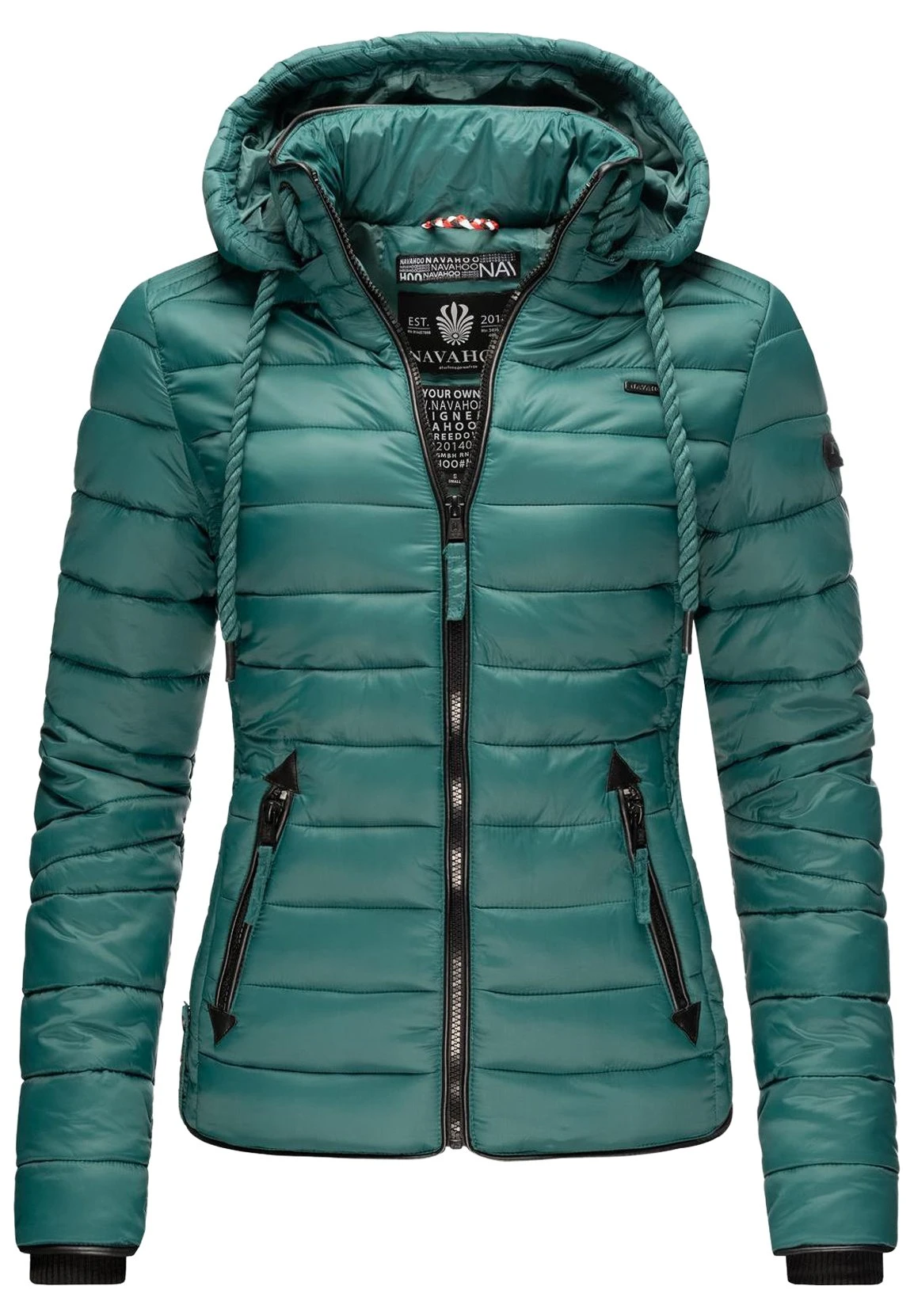 Navahoo Lulana - Chaqueta De Entretiempo - Petrol Melange 7 Navahoo Lulana - Chaqueta De Entretiempo - Petrol Melange - Imagen 5