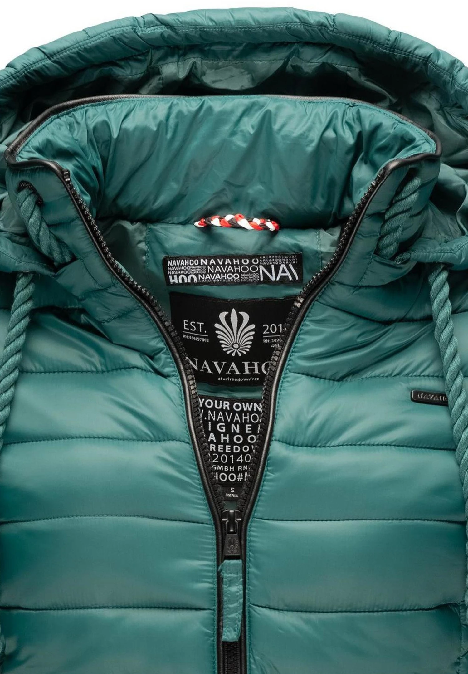 Navahoo Lulana - Chaqueta De Entretiempo - Petrol Melange 9 Navahoo Lulana - Chaqueta De Entretiempo - Petrol Melange - Imagen 7