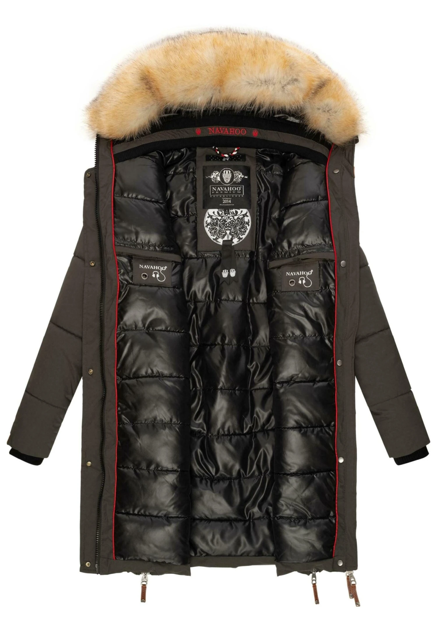 Navahoo Halina - Abrigo De Invierno - Dark Grey 5 Navahoo Halina - Abrigo De Invierno - Dark Grey - Imagen 3