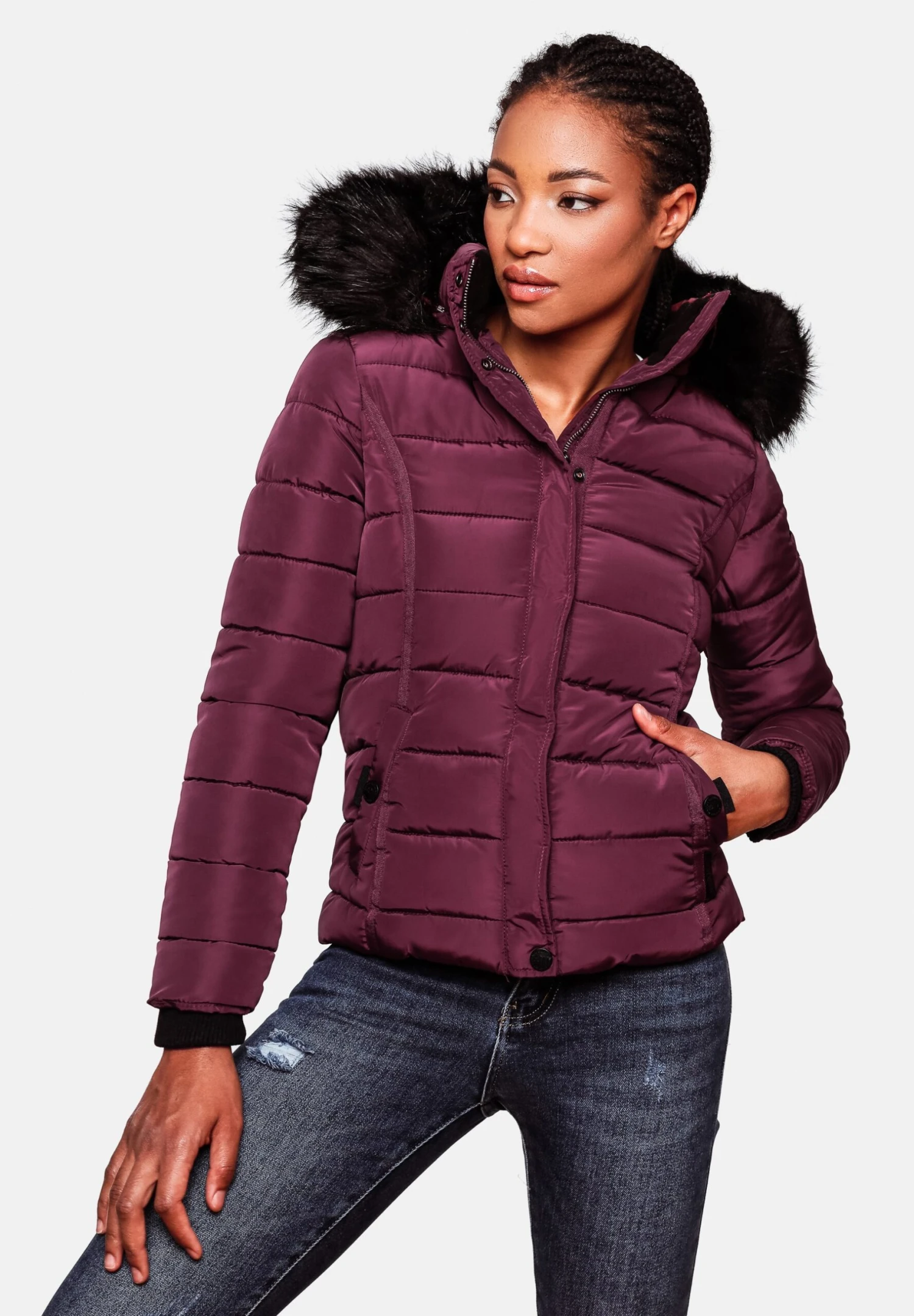 Navahoo Miamor - Chaqueta De Invierno - Wine Red 5 Navahoo Miamor - Chaqueta De Invierno - Wine Red - Imagen 3