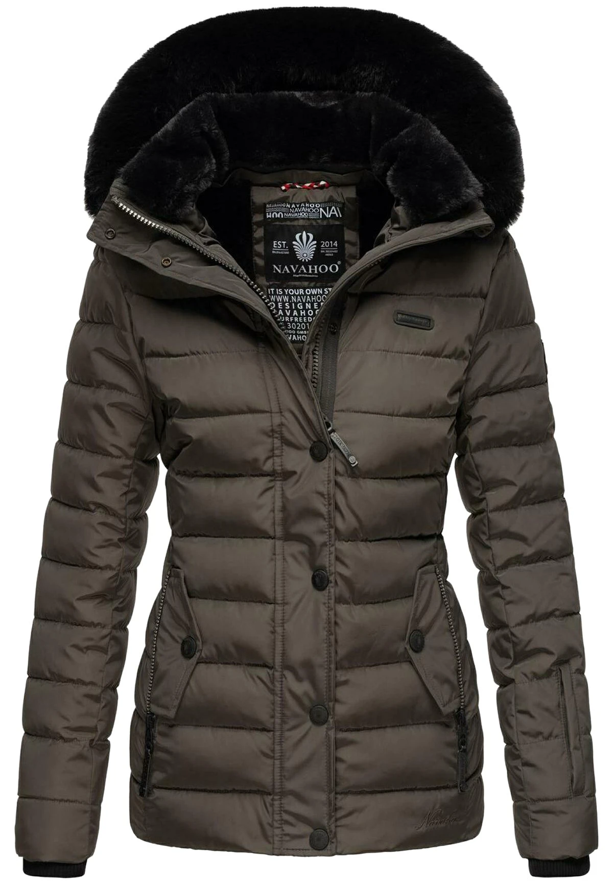 Navahoo Milianaa - Chaqueta De Invierno - Dark Grey 3 Navahoo Milianaa - Chaqueta De Invierno - Dark Grey