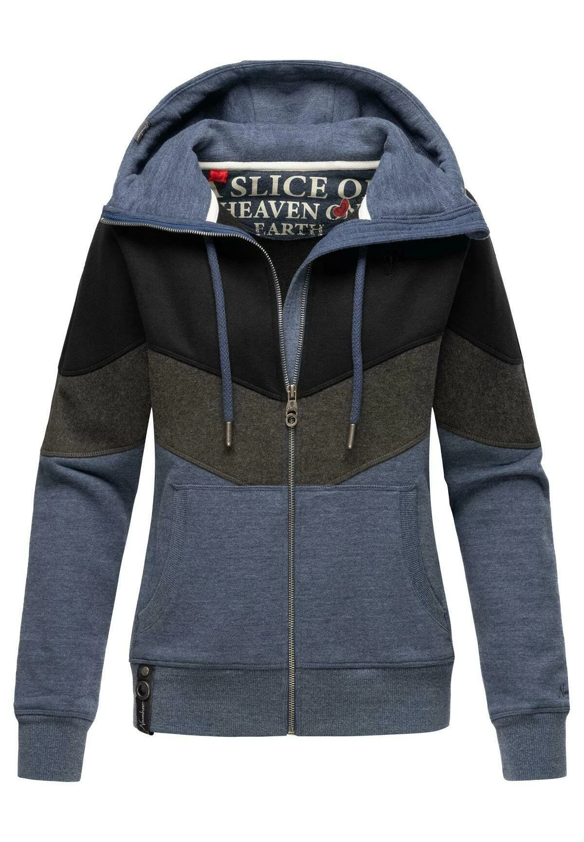 Navahoo Sudadera Con Cremallera - Dusty Blue Melange 3 Navahoo Sudadera Con Cremallera - Dusty Blue Melange