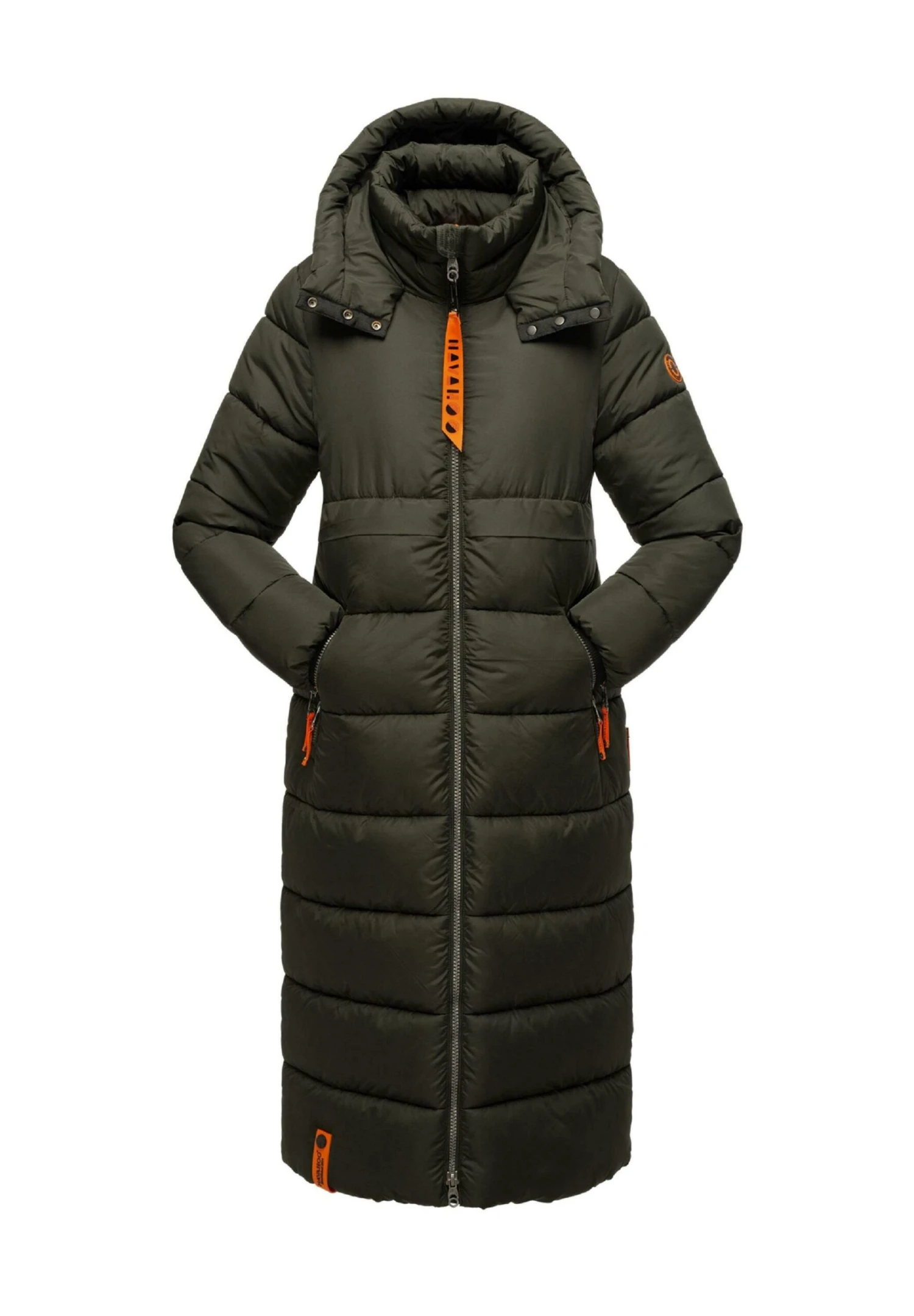 Navahoo Kristallblume - Abrigo De Invierno - Dark Olive 7 Navahoo Kristallblume - Abrigo De Invierno - Dark Olive - Imagen 5