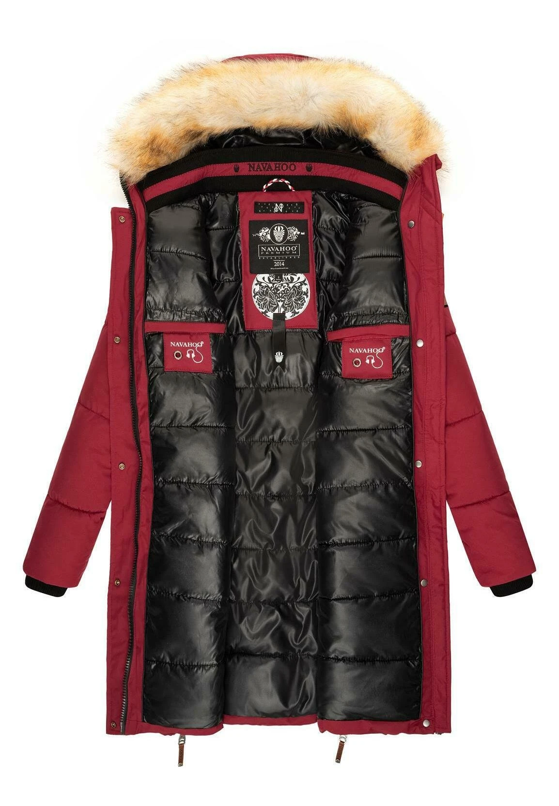Navahoo Halina - Abrigo De Invierno - Bordeaux 7 Navahoo Halina - Abrigo De Invierno - Bordeaux - Imagen 5