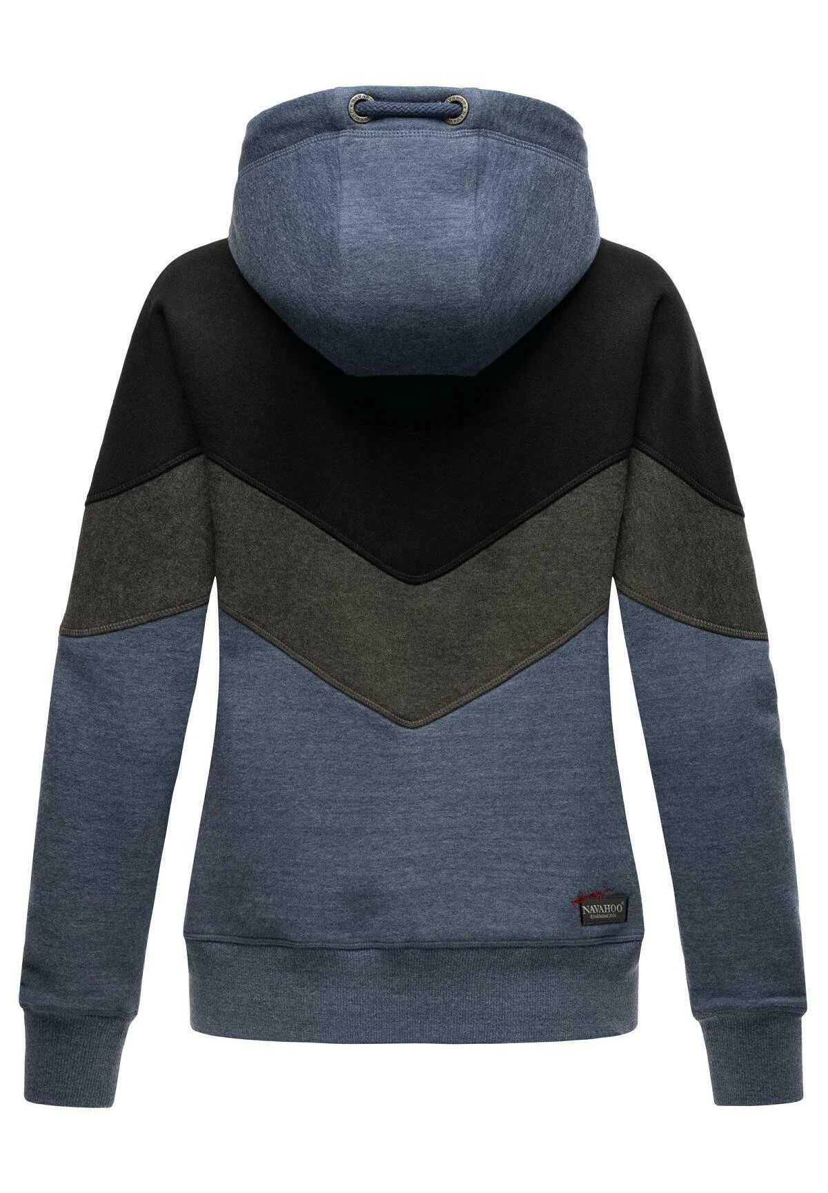 Navahoo Sudadera Con Cremallera - Dusty Blue Melange 4 Navahoo Sudadera Con Cremallera - Dusty Blue Melange - Imagen 2