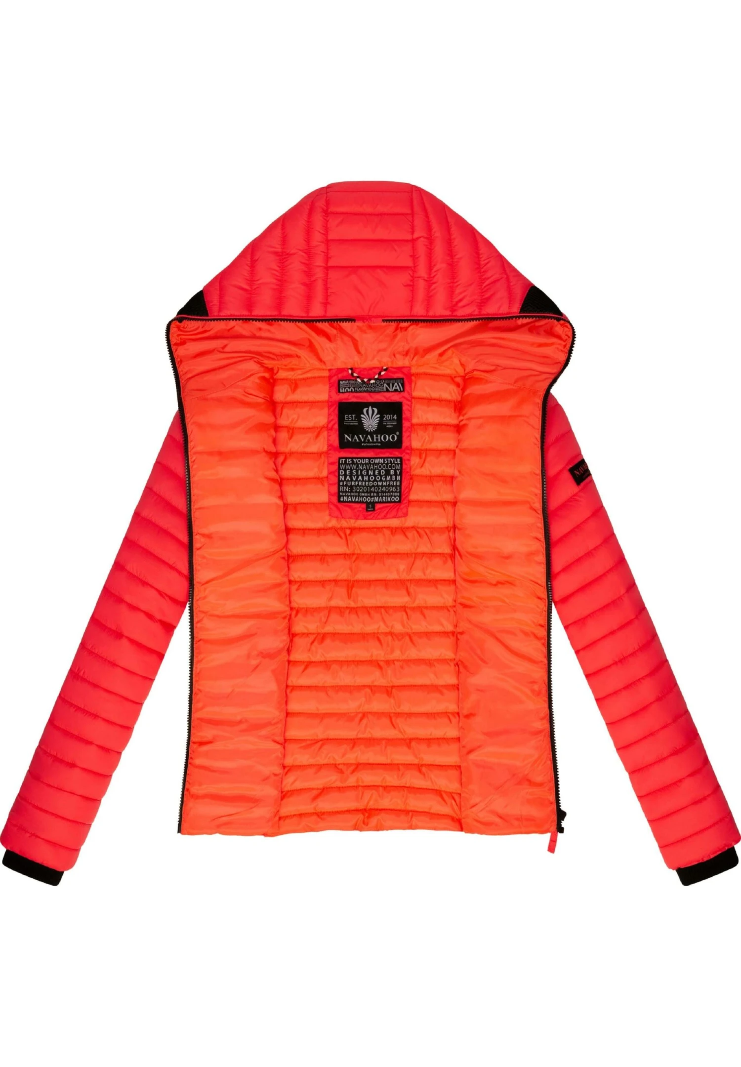 Navahoo Kimuk - Chaqueta De Entretiempo - Neon Coral 9 Navahoo Kimuk - Chaqueta De Entretiempo - Neon Coral - Imagen 7