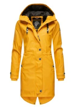 Navahoo Rainy Flower - Parka - Amber Yellow -Ropa 499dcf0ddf024a488e511490277ee6c6