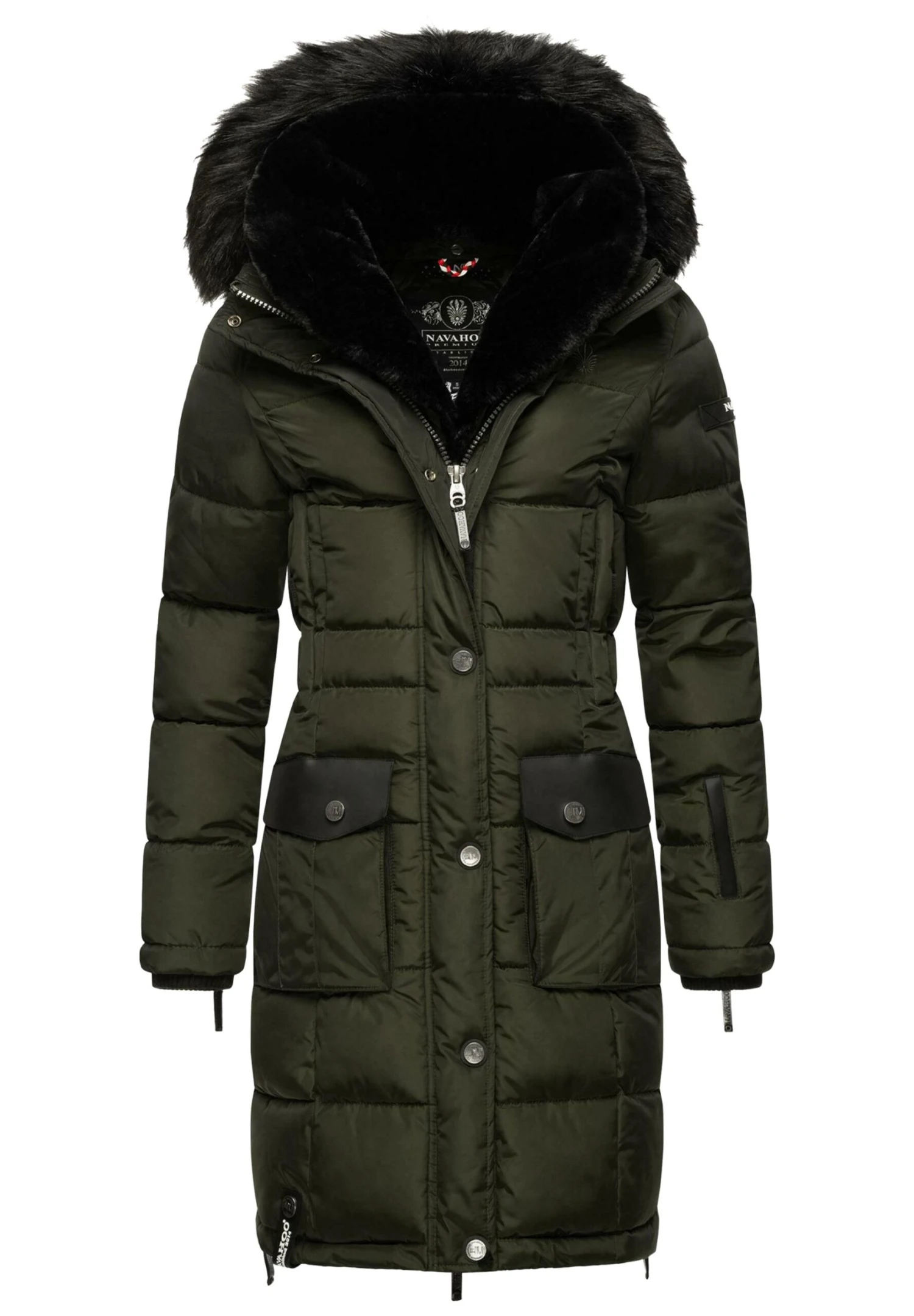 Navahoo Sinja - Abrigo De Invierno - Olive 3 Navahoo Sinja - Abrigo De Invierno - Olive