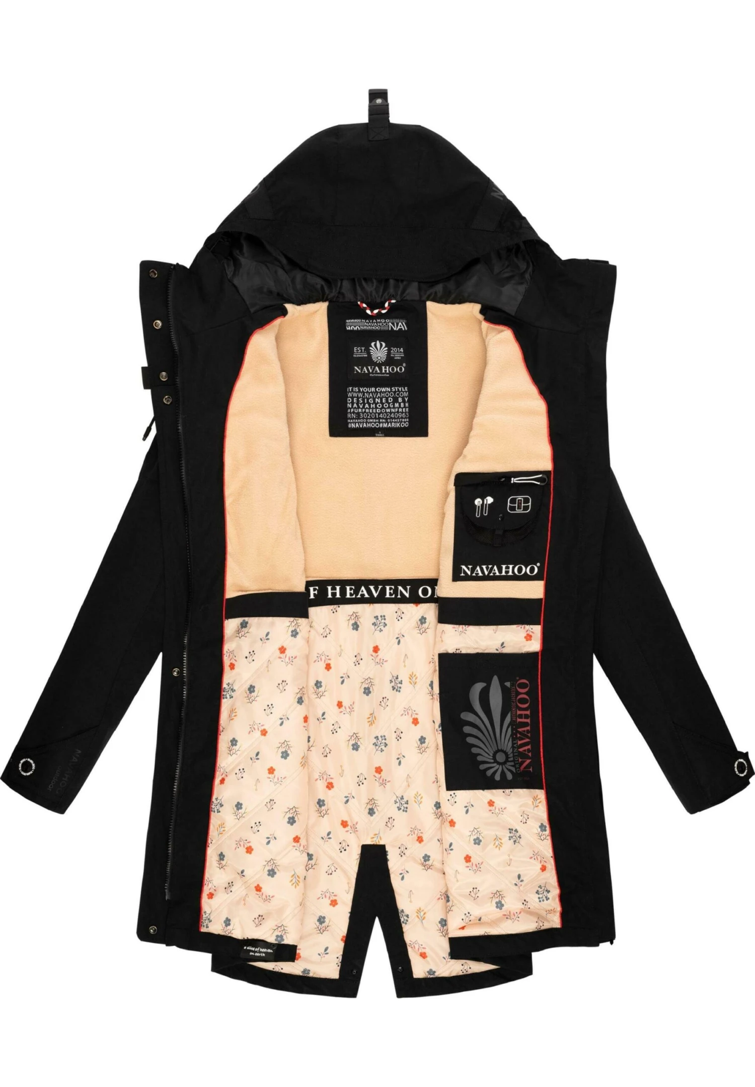 Navahoo Abrigo De Invierno - Black 6 Navahoo Abrigo De Invierno - Black - Imagen 4