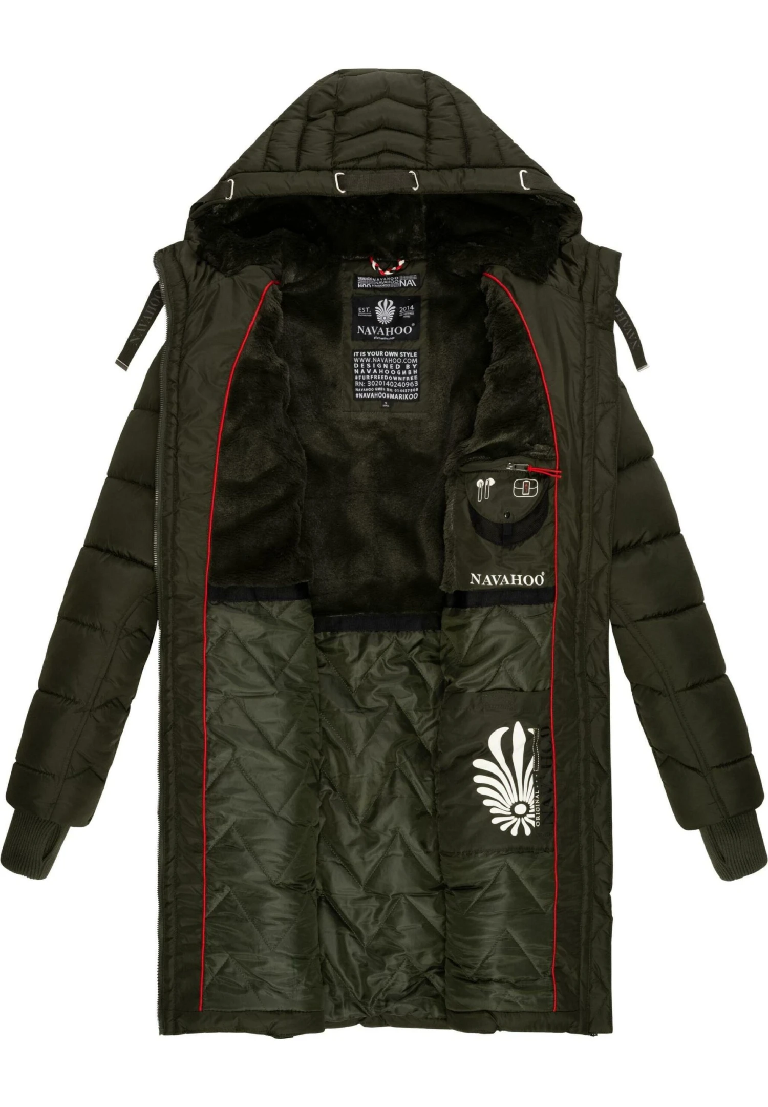 Navahoo Abrigo De Invierno - Olive 7 Navahoo Abrigo De Invierno - Olive - Imagen 5