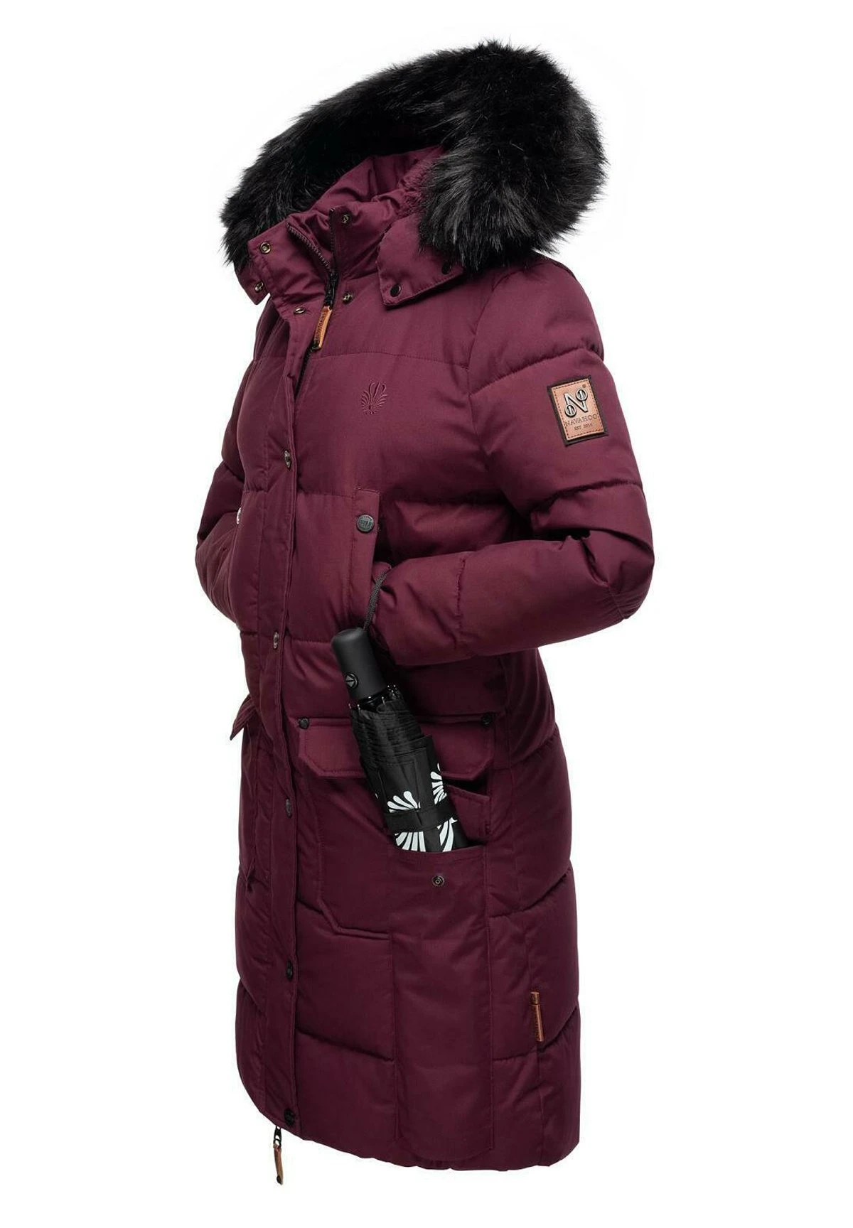 Navahoo Abrigo De Invierno - Dark Red Melange 5 Navahoo Abrigo De Invierno - Dark Red Melange - Imagen 3