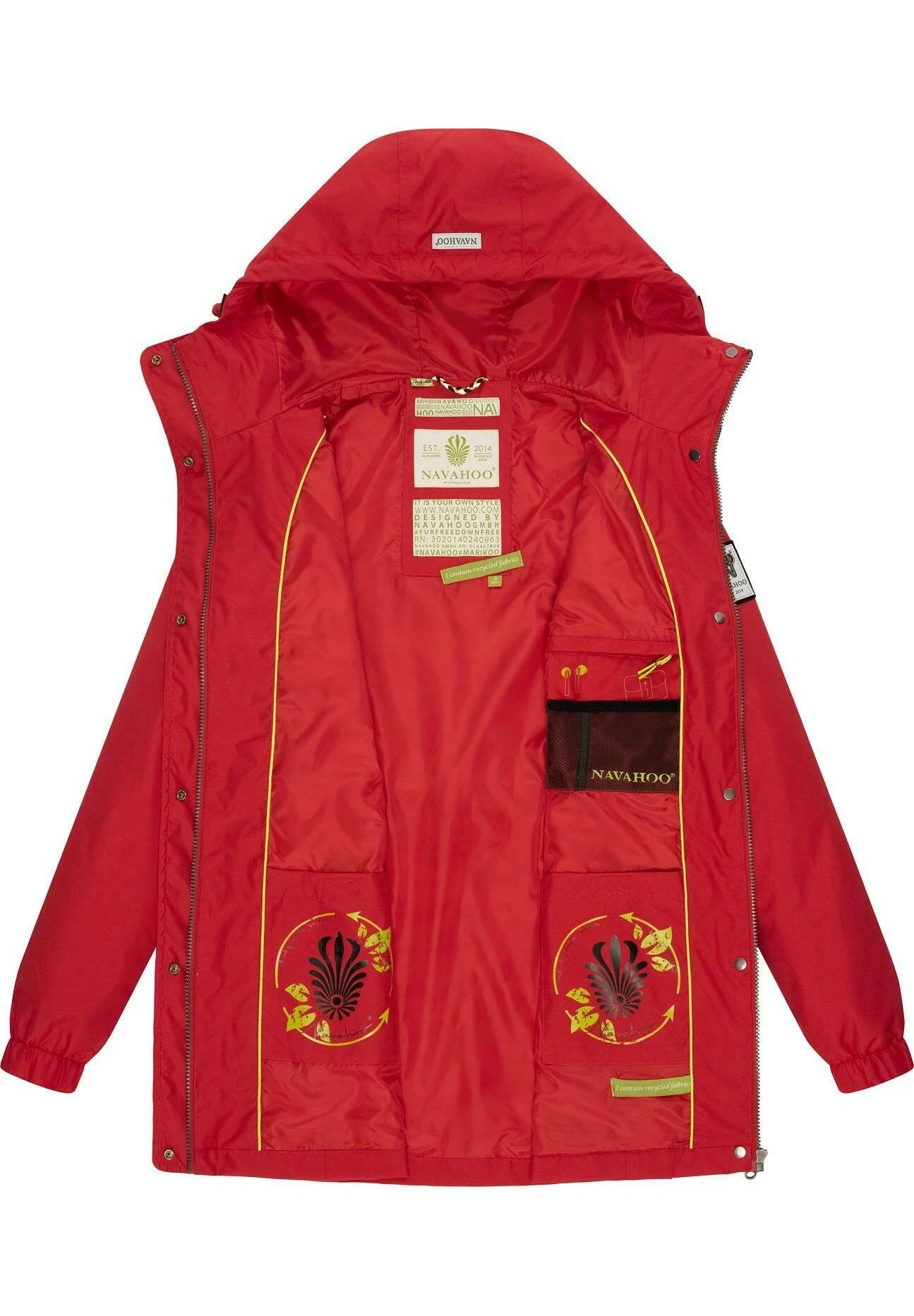 Navahoo Übergangs Neophee - Parka - Apple Red 6 Navahoo Übergangs Neophee - Parka - Apple Red - Imagen 4