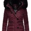 Navahoo Chaqueta De Invierno - Dark Red Melange -Ropa 53aca9d4782e4ab786164e30da695b60