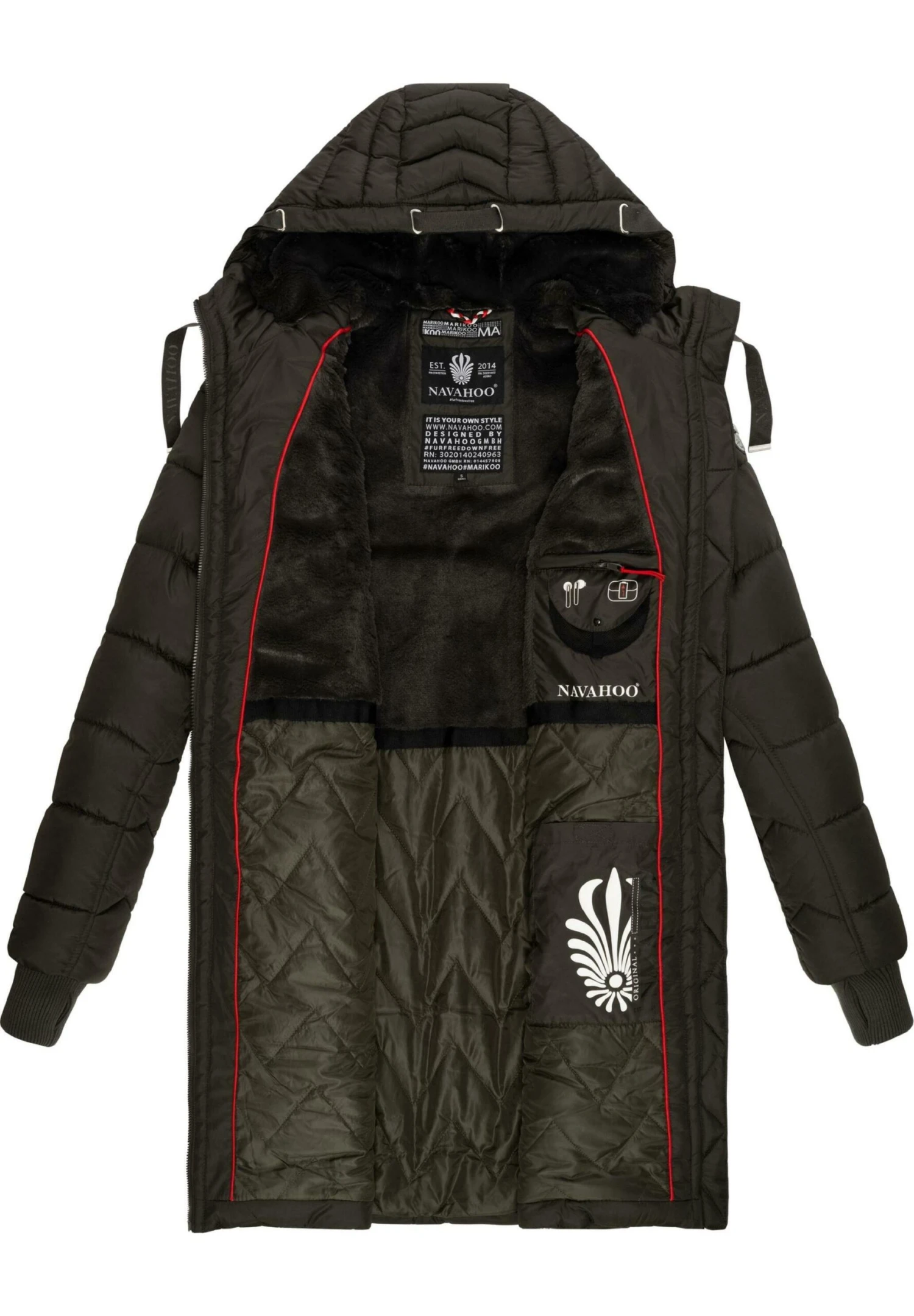 Navahoo Abrigo De Invierno - Dark Grey 7 Navahoo Abrigo De Invierno - Dark Grey - Imagen 5