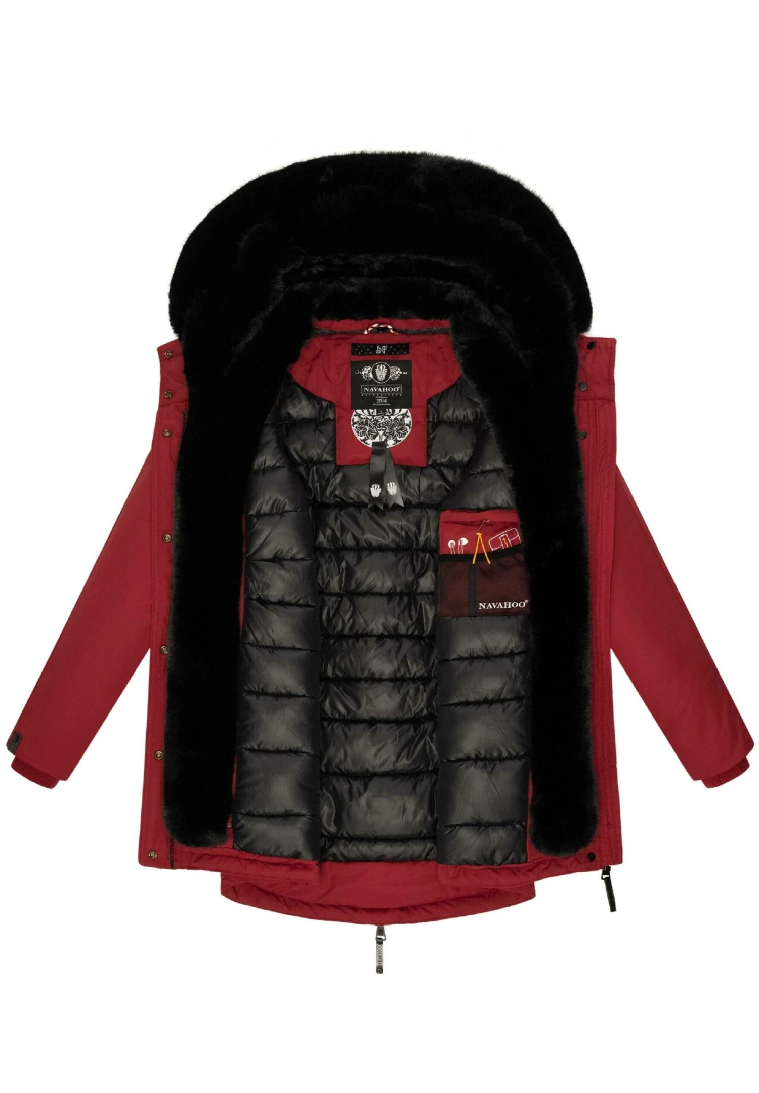Navahoo Sweety Deluxe - Abrigo De Invierno - Blood Red 6 Navahoo Sweety Deluxe - Abrigo De Invierno - Blood Red - Imagen 4
