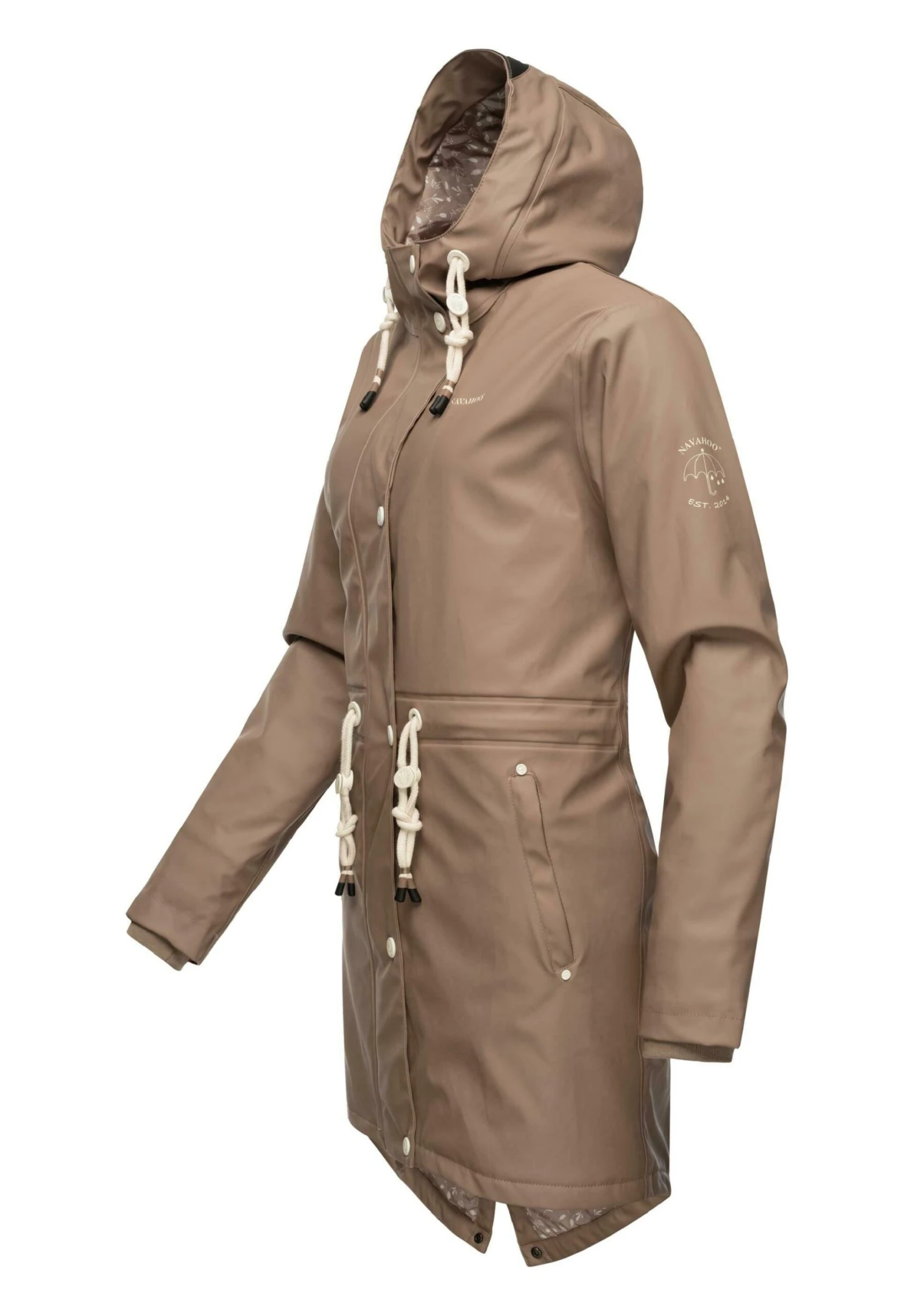 Navahoo Flower Of Ocean - Parka - Taupe 4 Navahoo Flower Of Ocean - Parka - Taupe - Imagen 2
