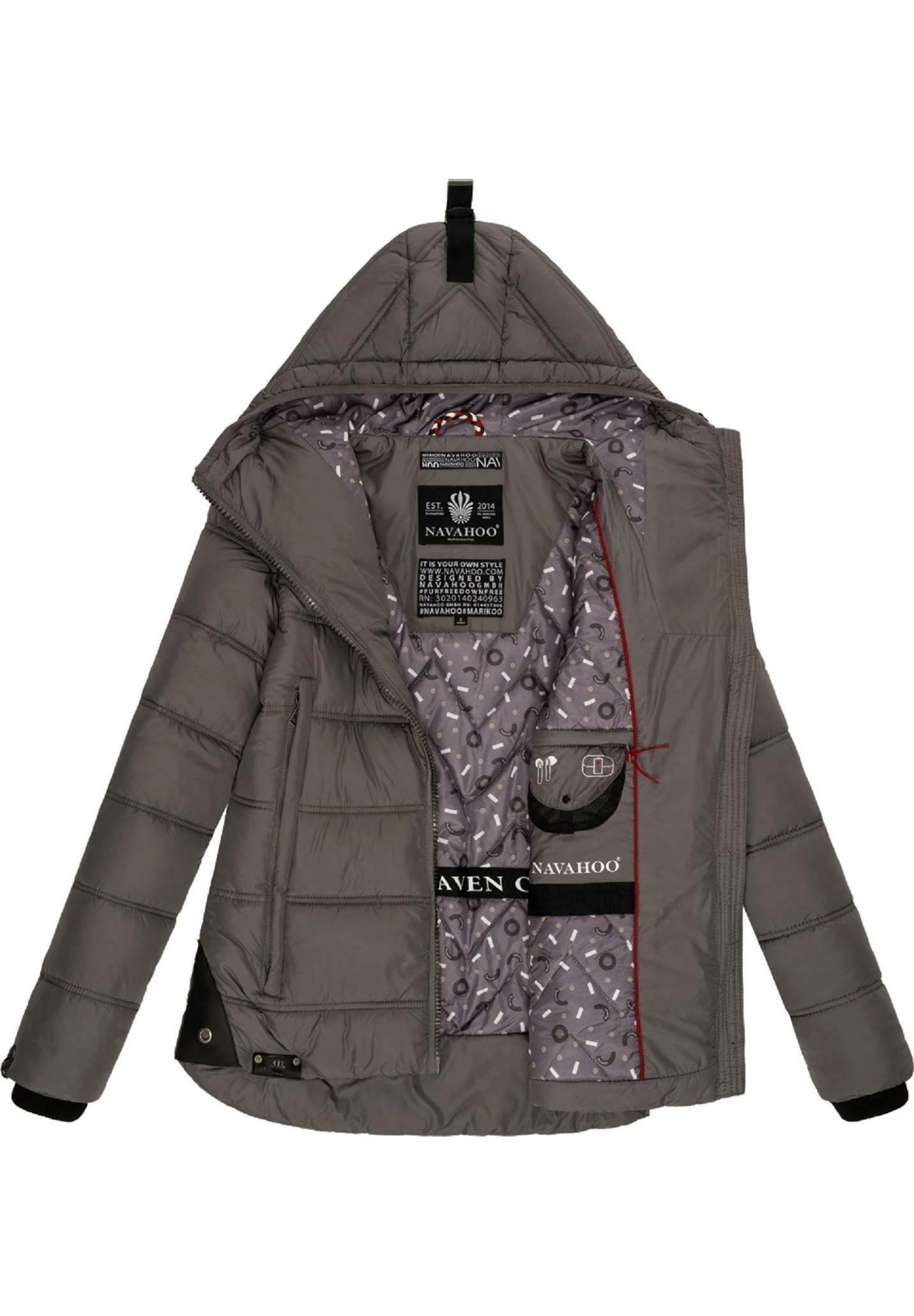 Navahoo Chaqueta De Invierno - Dark Grey 6 Navahoo Chaqueta De Invierno - Dark Grey - Imagen 4