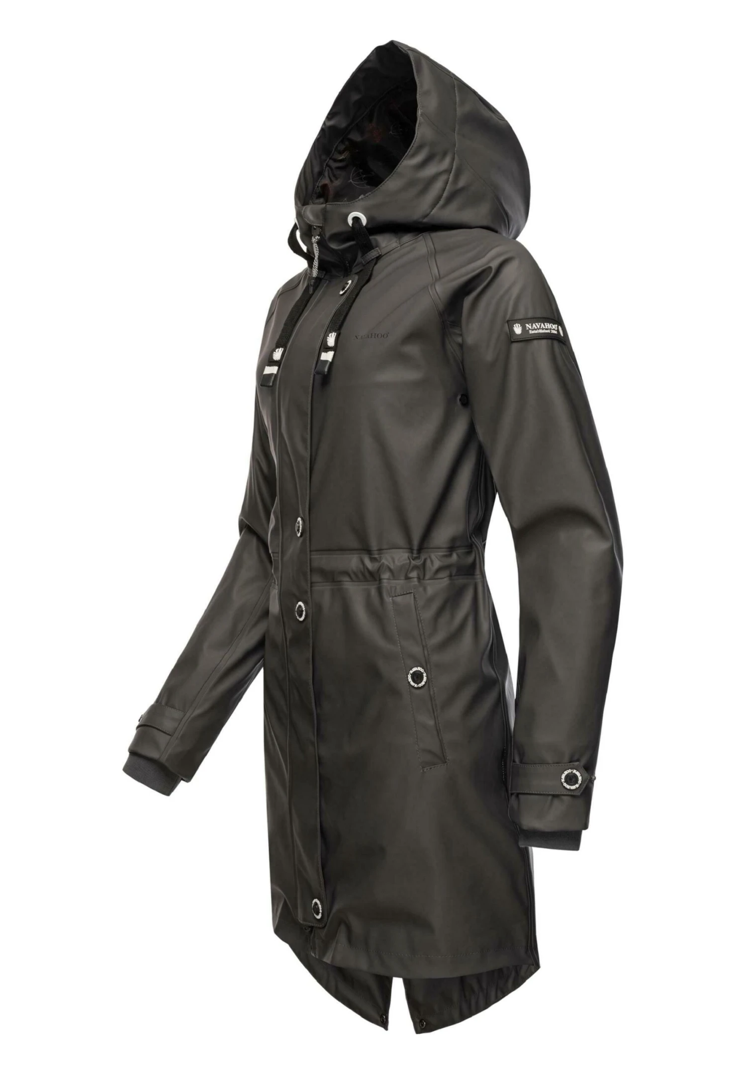 Navahoo Rainy Flower - Parka - Dark Grey 5 Navahoo Rainy Flower - Parka - Dark Grey - Imagen 3