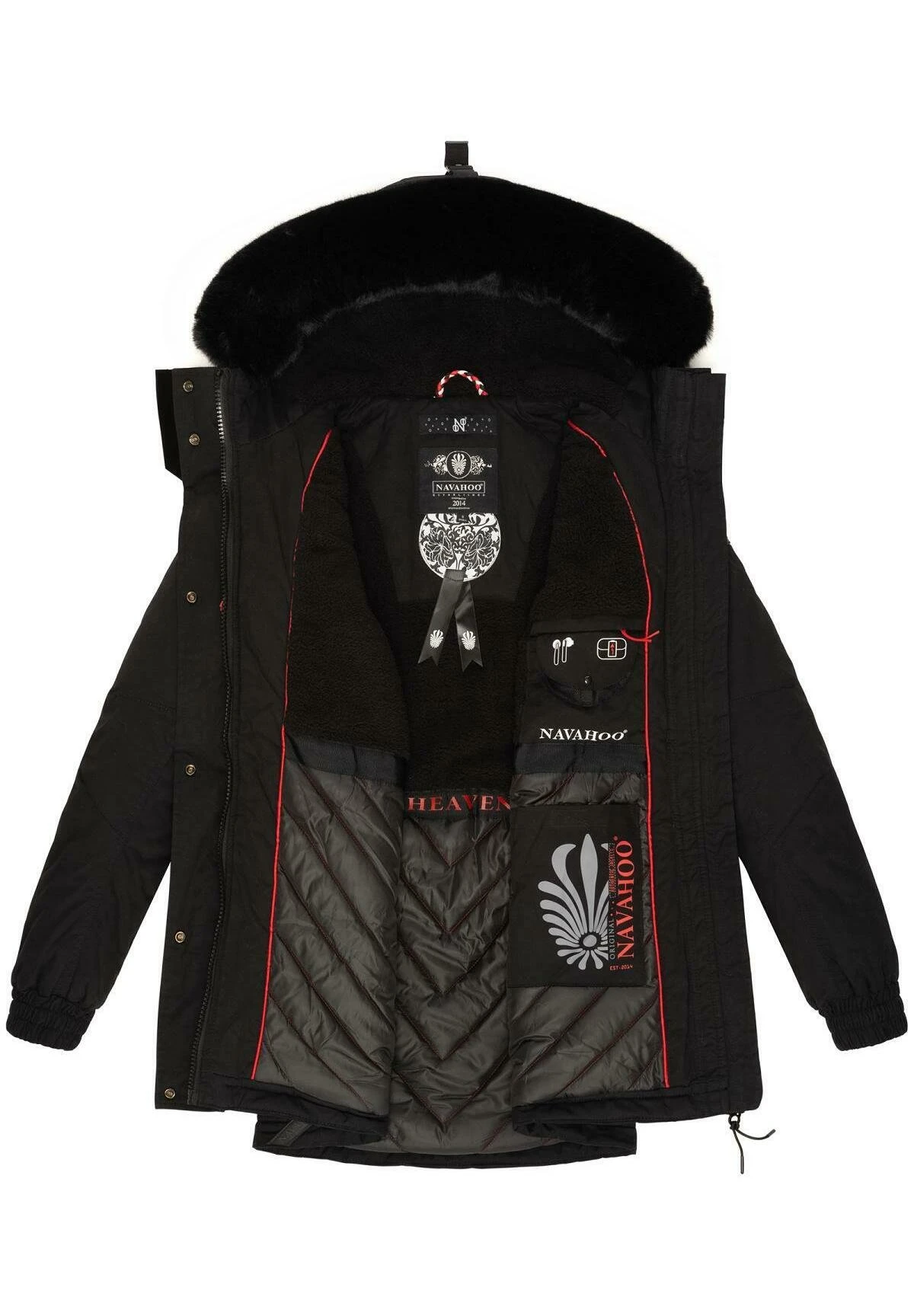 Navahoo Olessaa - Abrigo De Invierno - Black 8 Navahoo Olessaa - Abrigo De Invierno - Black - Imagen 6