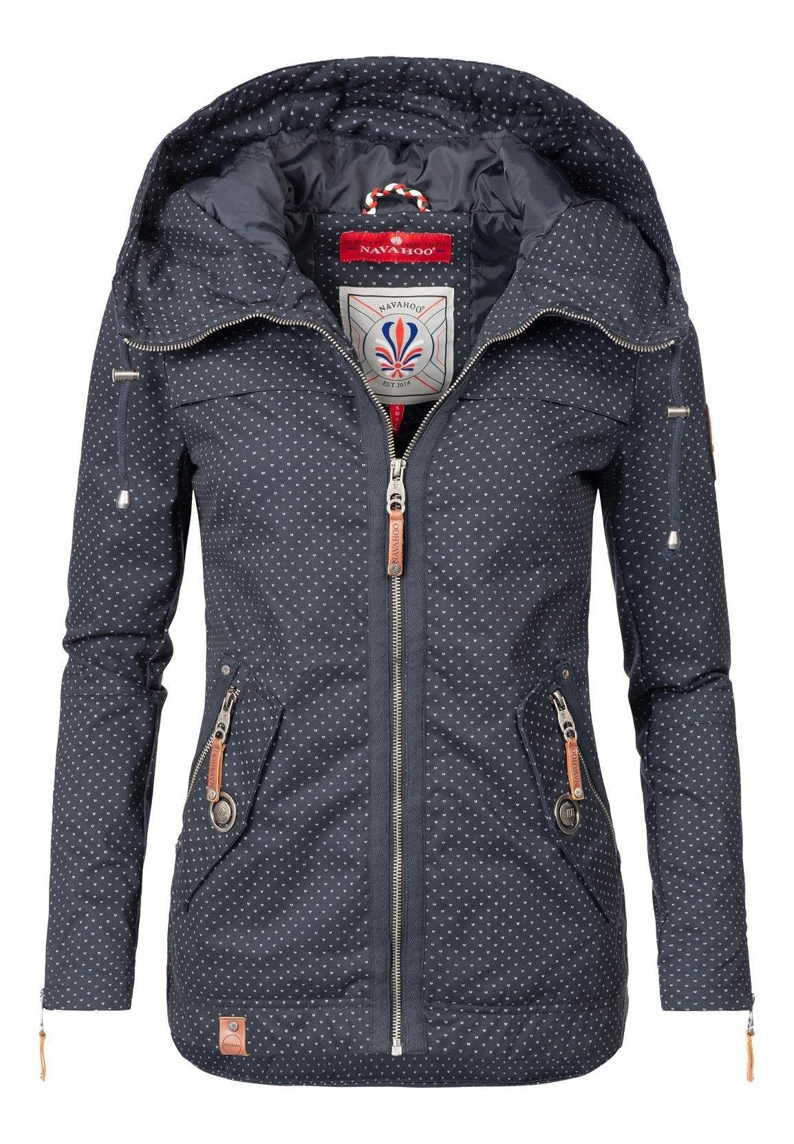 Navahoo Wekoo - Parka - Blau Dots 5 Navahoo Wekoo - Parka - Blau Dots - Imagen 3