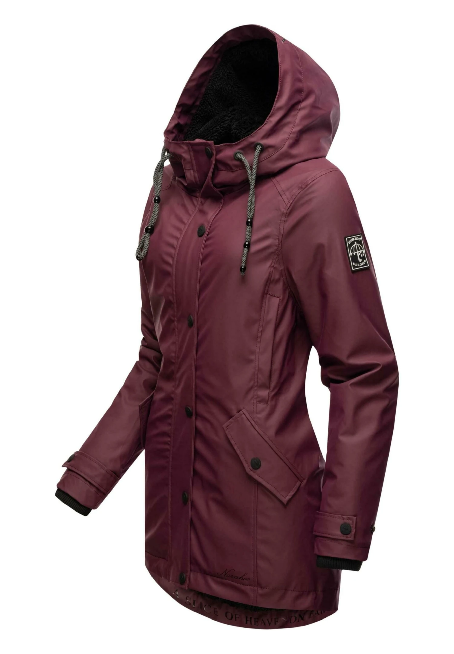 Navahoo Lindraa - Chaqueta De Invierno - Dark Red Melange 7 Navahoo Lindraa - Chaqueta De Invierno - Dark Red Melange - Imagen 5