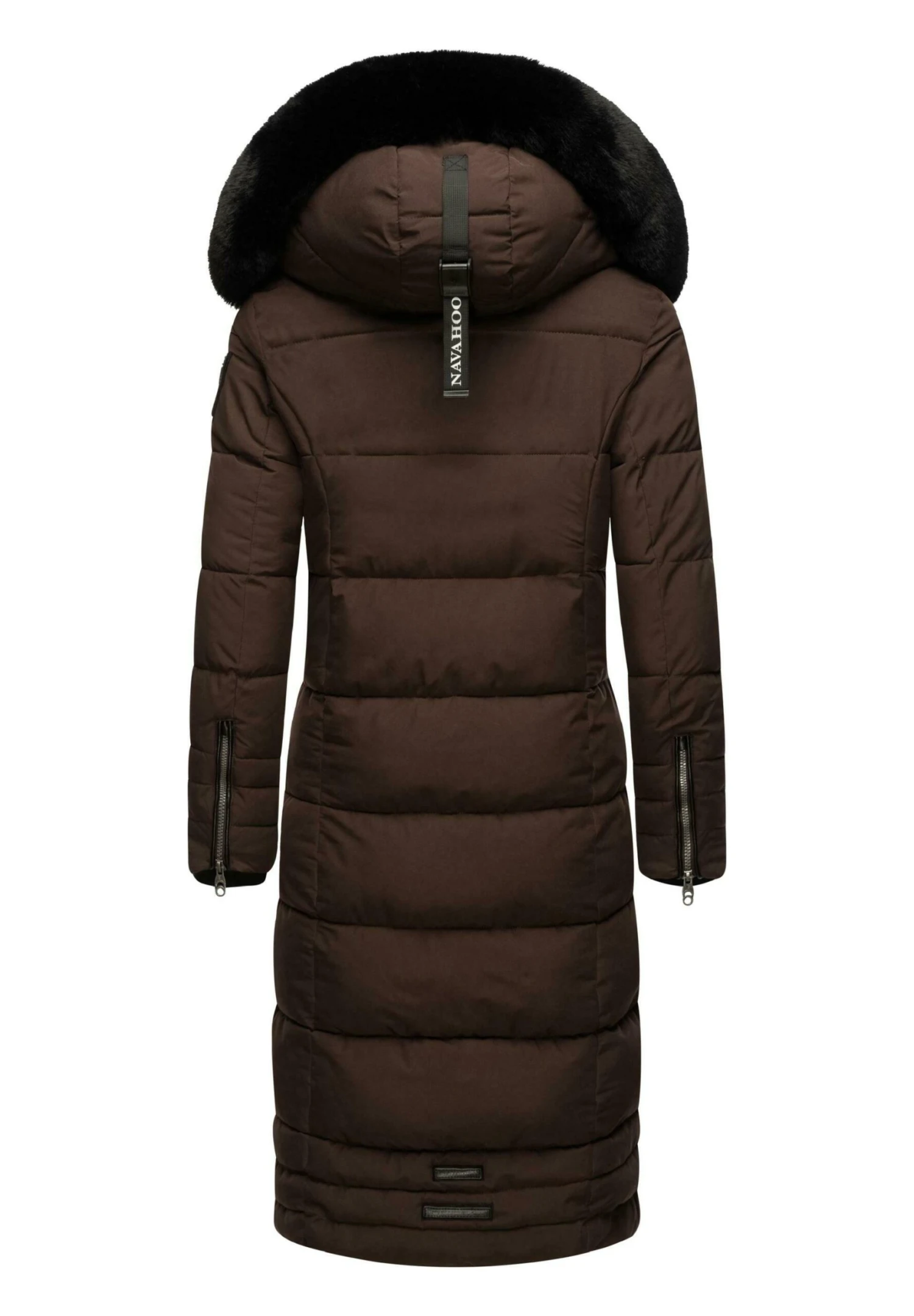 Navahoo Fahmiyaa - Abrigo De Invierno - Dark Choco 4 Navahoo Fahmiyaa - Abrigo De Invierno - Dark Choco - Imagen 2