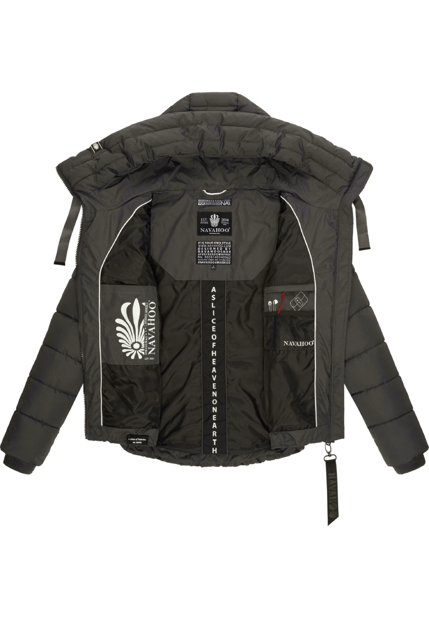 Navahoo Amayaa - Chaqueta De Invierno - Dark Grey 6 Navahoo Amayaa - Chaqueta De Invierno - Dark Grey - Imagen 4