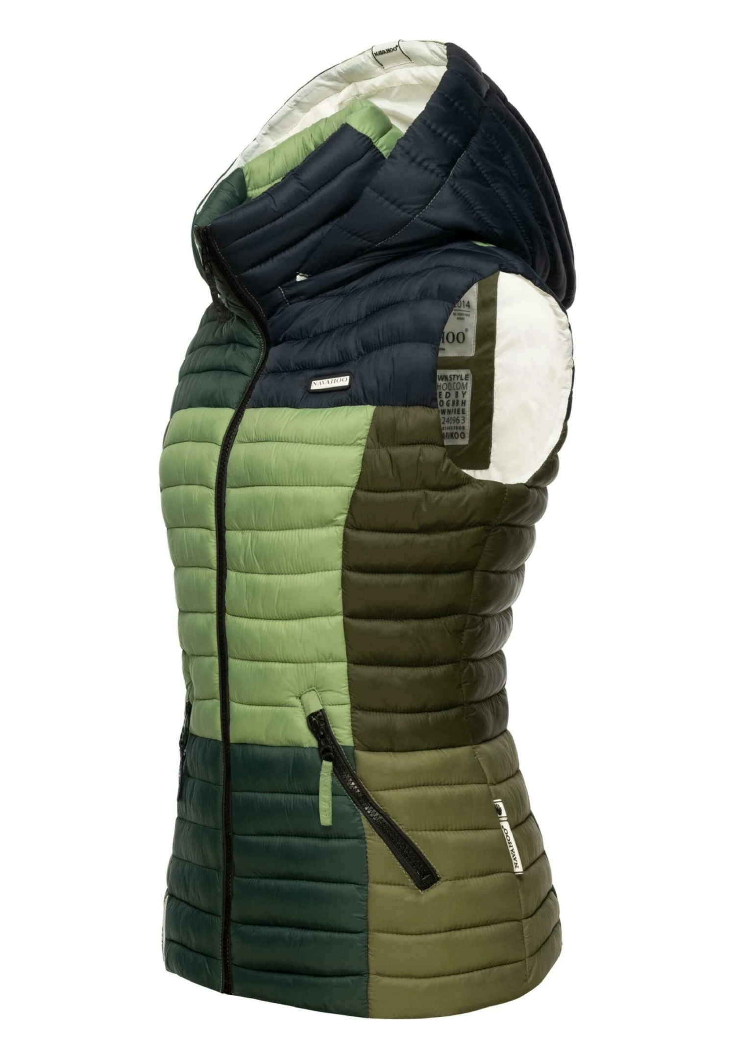 Navahoo Shadaa - Chaleco - Multicolour Green Forrest 4 Navahoo Shadaa - Chaleco - Multicolour Green Forrest - Imagen 2