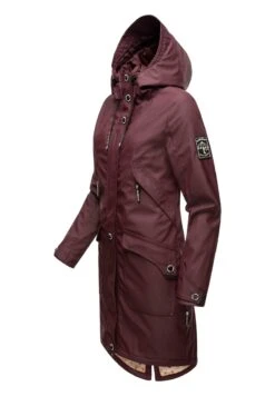 Navahoo Parka - Dark Red Melange -Ropa 6d656ea14af84d9d89be332c01054864