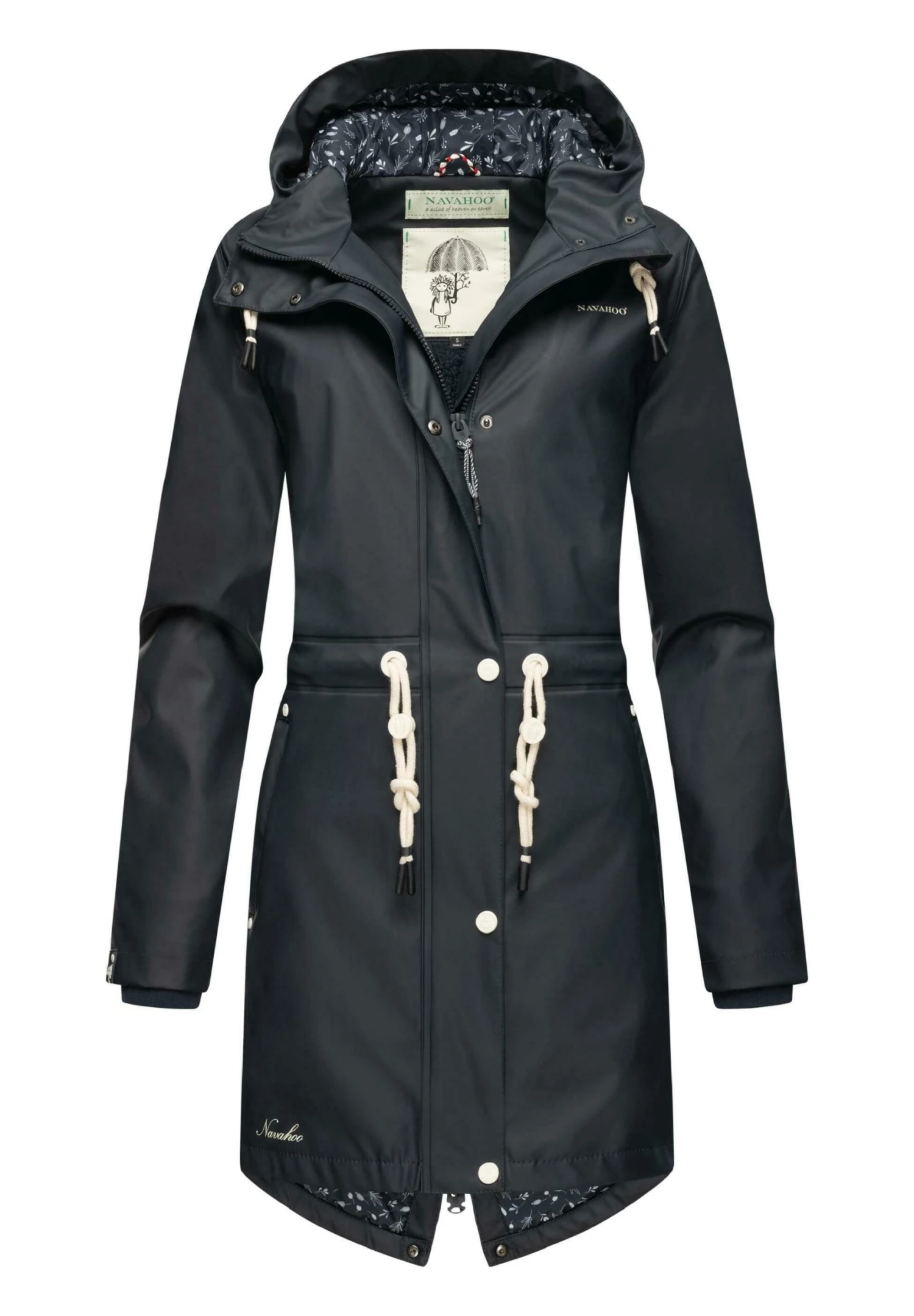 Navahoo Flower Of Ocean - Parka - Dark Blue 7 Navahoo Flower Of Ocean - Parka - Dark Blue - Imagen 5