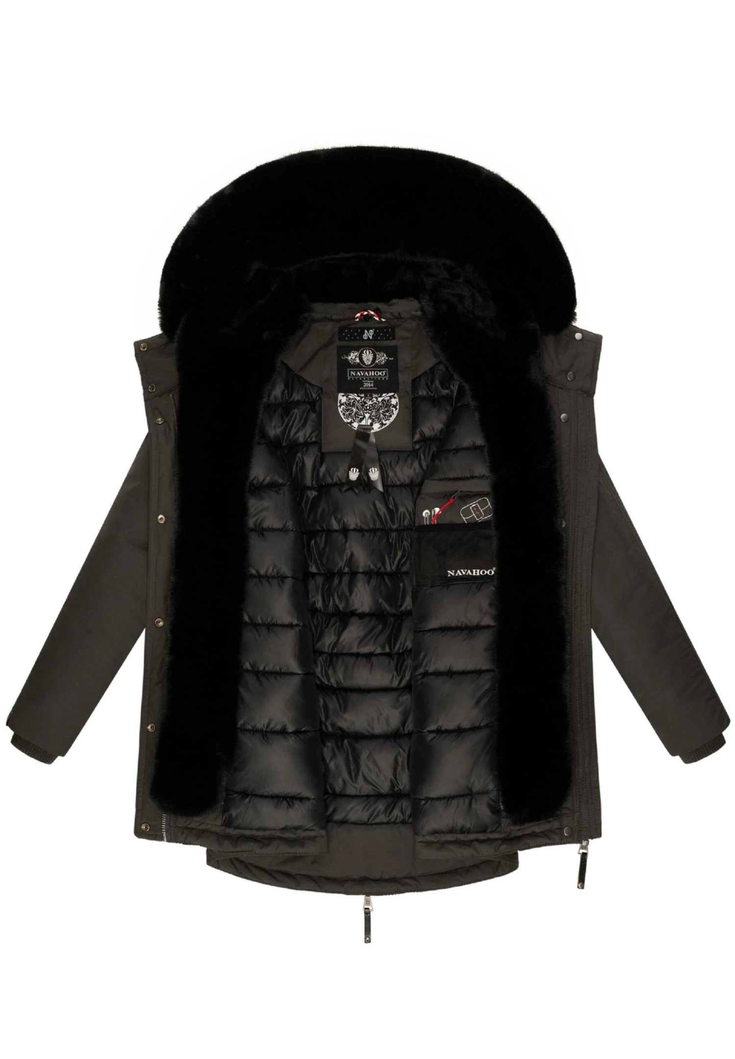 Navahoo Sweety Deluxe - Abrigo De Invierno - Dark Grey 6 Navahoo Sweety Deluxe - Abrigo De Invierno - Dark Grey - Imagen 4