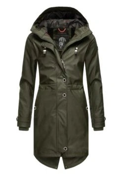 Navahoo Rainy Flower - Parka - Dark Olive -Ropa 752134ce0f6c4ed7b0f0fb5165b18e33