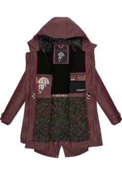 Navahoo Rainy Flower - Parka - Dark Red Melange 10 Navahoo Rainy Flower - Parka - Dark Red Melange -Ropa 795bb651c4ac4bcc80e7ad444149aad6