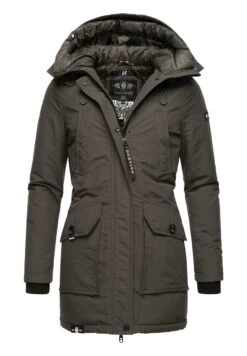 Navahoo Blizzardstorm - Parka - Dark Grey -Ropa 7a1a4cd626f64a72b26757461533b071