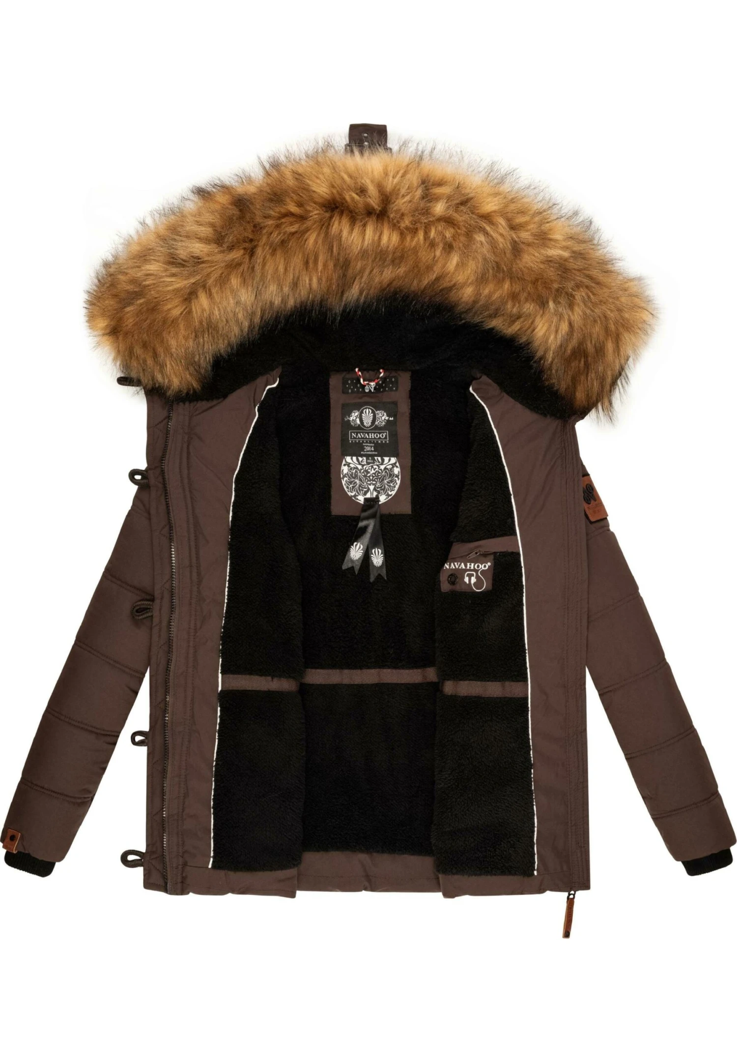 Navahoo Zoja - Chaqueta De Invierno - Dark Choco 11 Navahoo Zoja - Chaqueta De Invierno - Dark Choco - Imagen 9