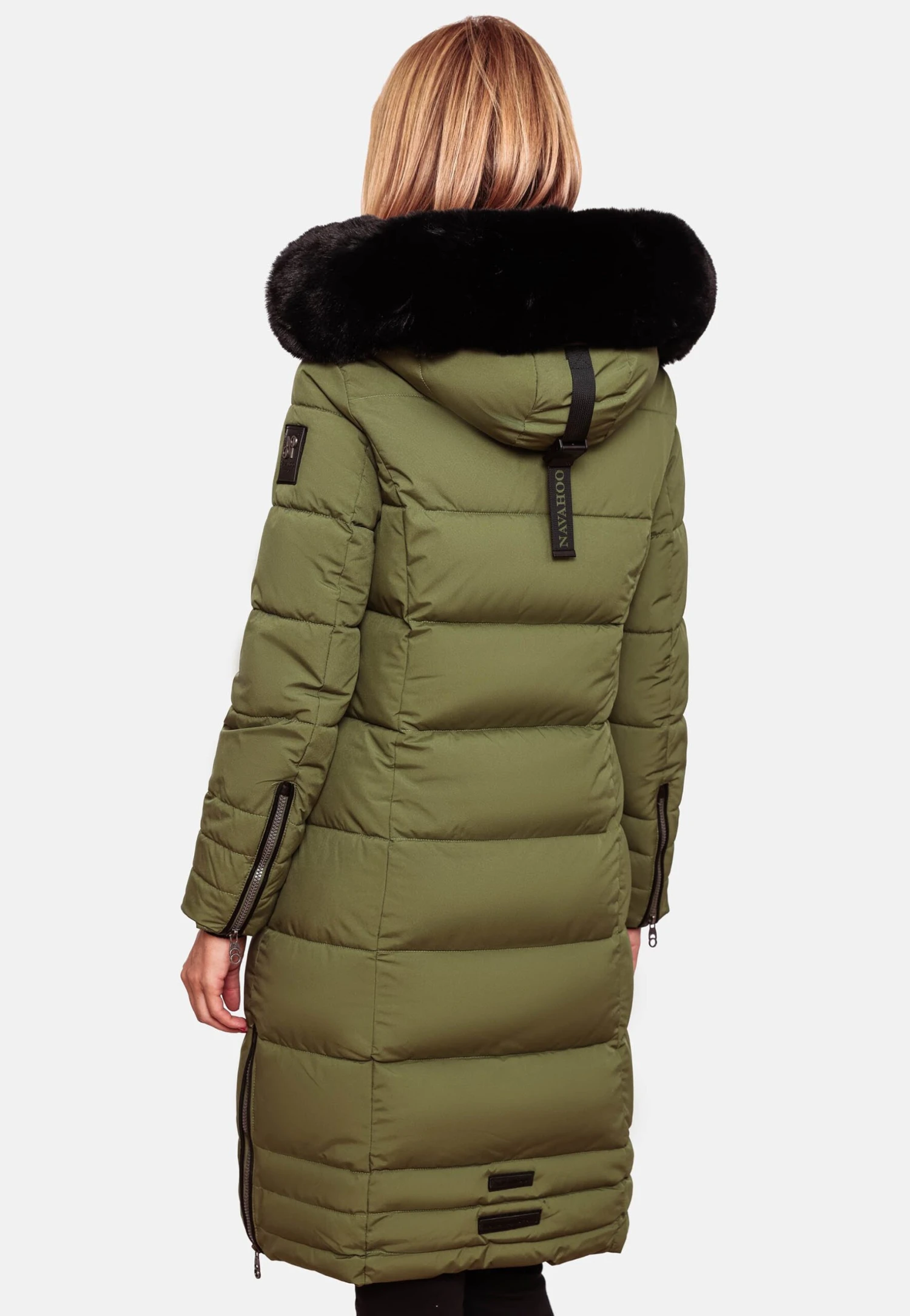 Navahoo Fahmiyaa - Abrigo De Invierno - Dusty Olive 4 Navahoo Fahmiyaa - Abrigo De Invierno - Dusty Olive - Imagen 2