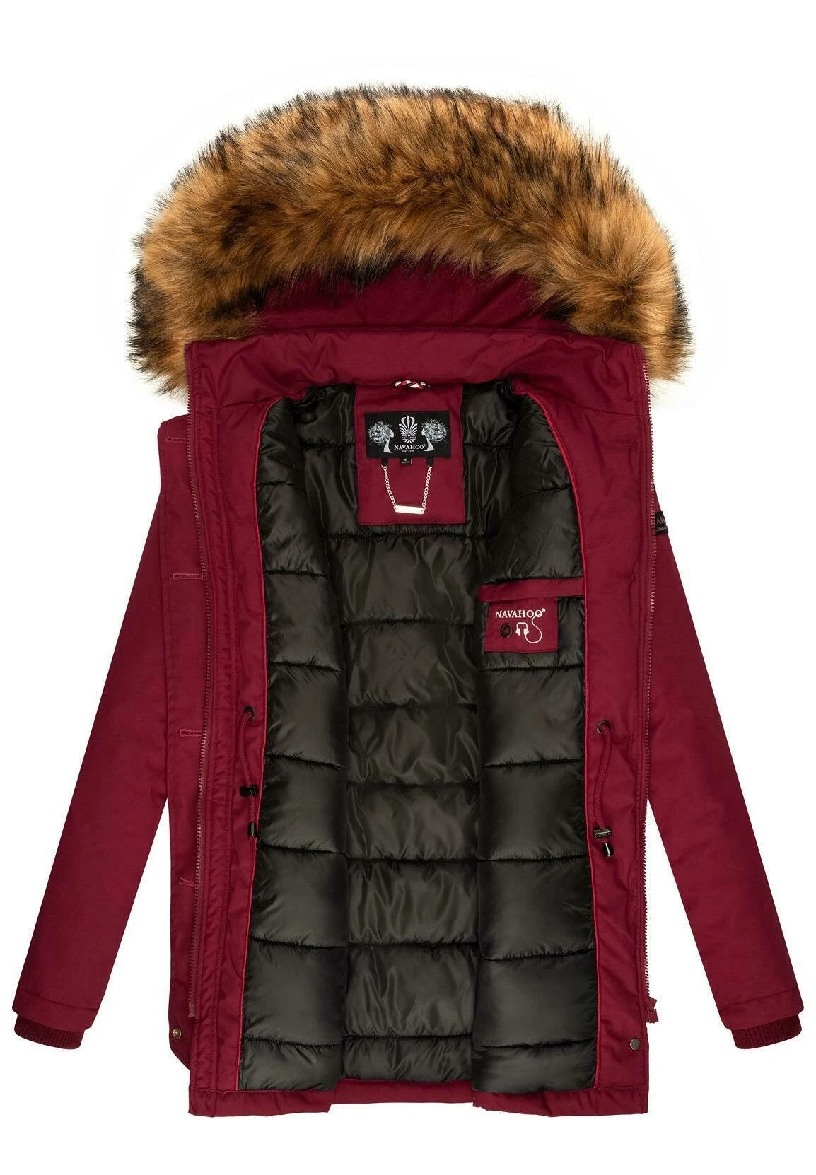 Navahoo Schneeengel Prc - Abrigo De Invierno - Bordeaux 7 Navahoo Schneeengel Prc - Abrigo De Invierno - Bordeaux - Imagen 5