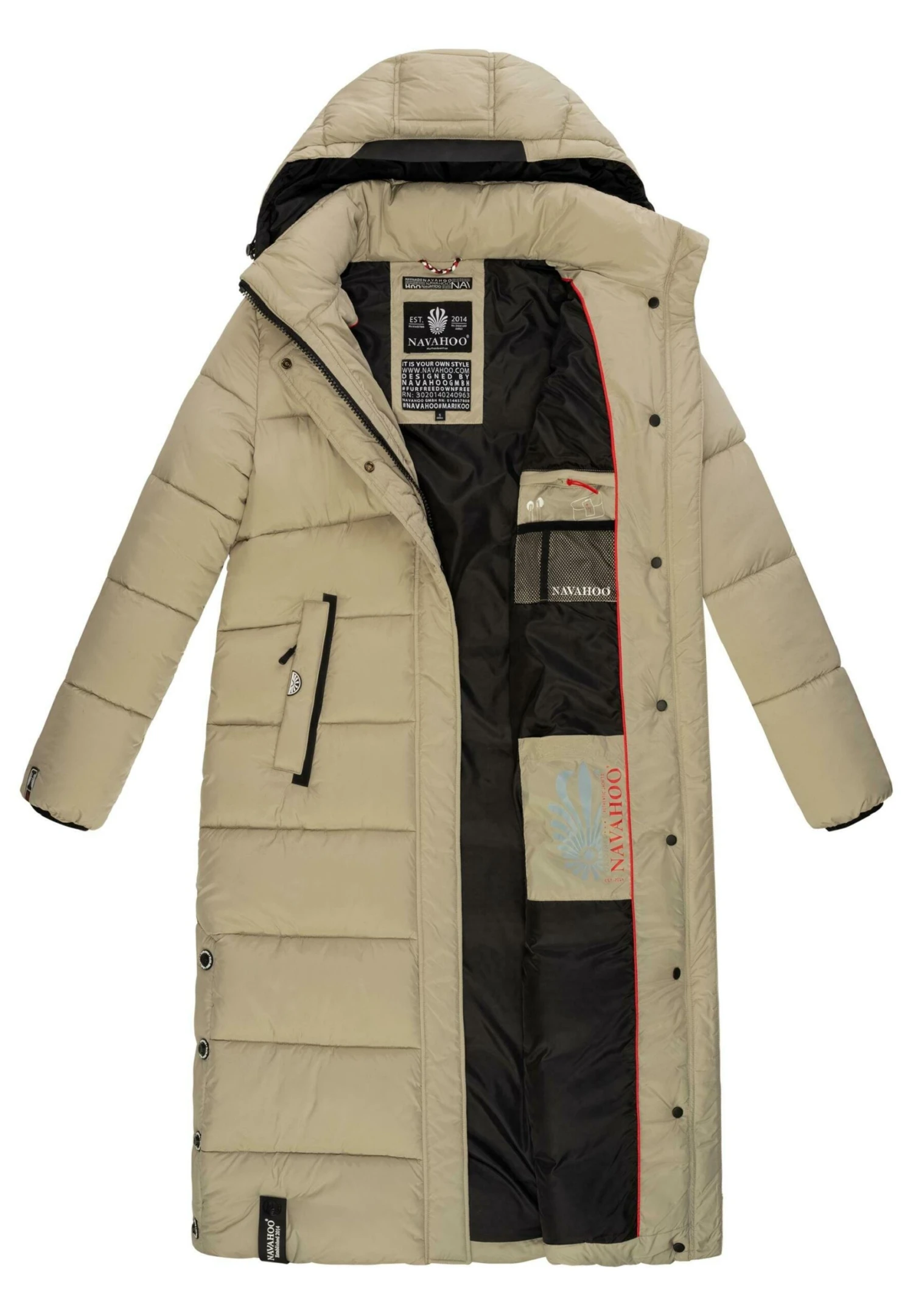 Navahoo Isalie - Abrigo De Invierno - Pebble Grey 9 Navahoo Isalie - Abrigo De Invierno - Pebble Grey - Imagen 7