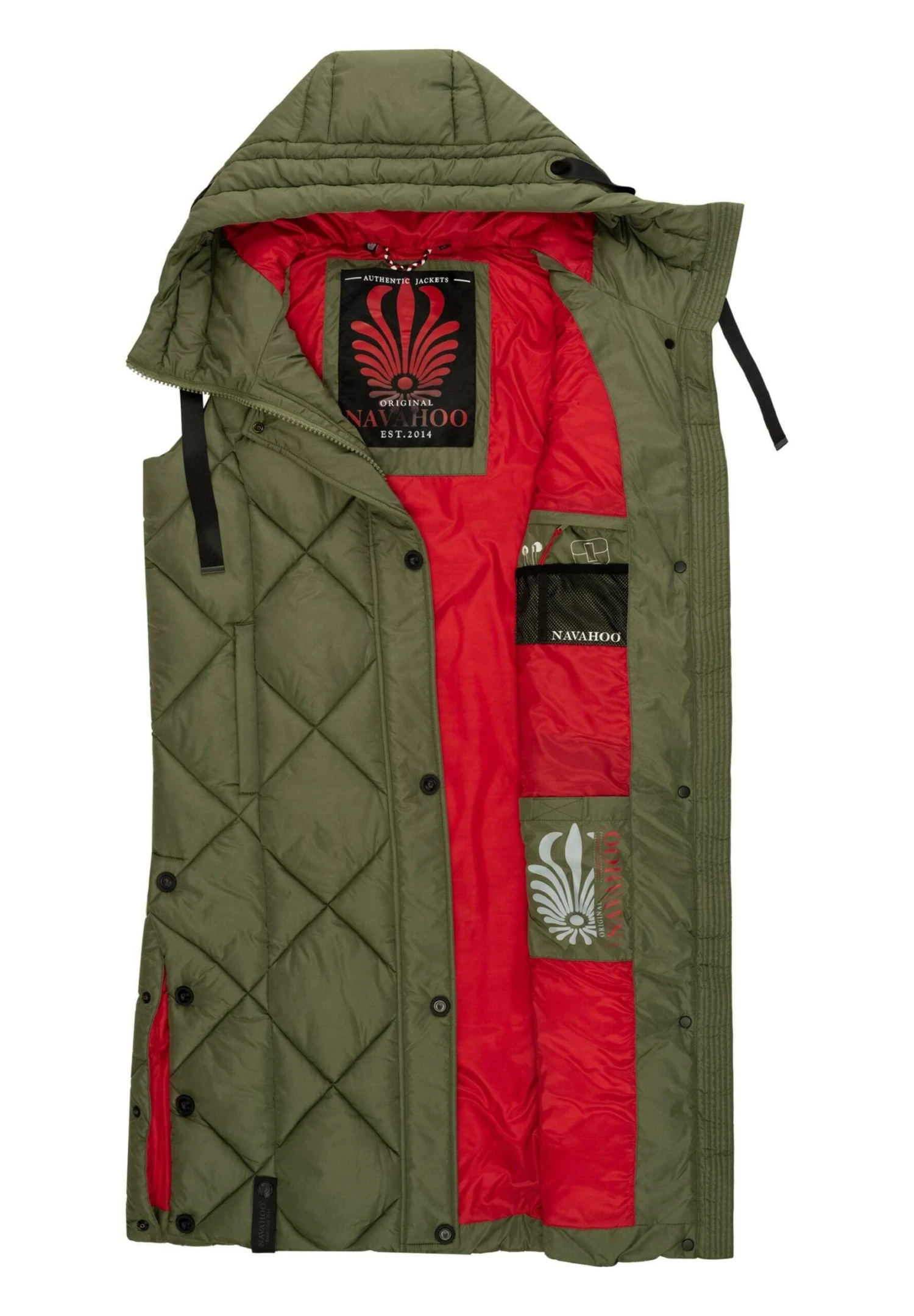 Navahoo Schnuckel - Chaleco - Olive 5 Navahoo Schnuckel - Chaleco - Olive - Imagen 3