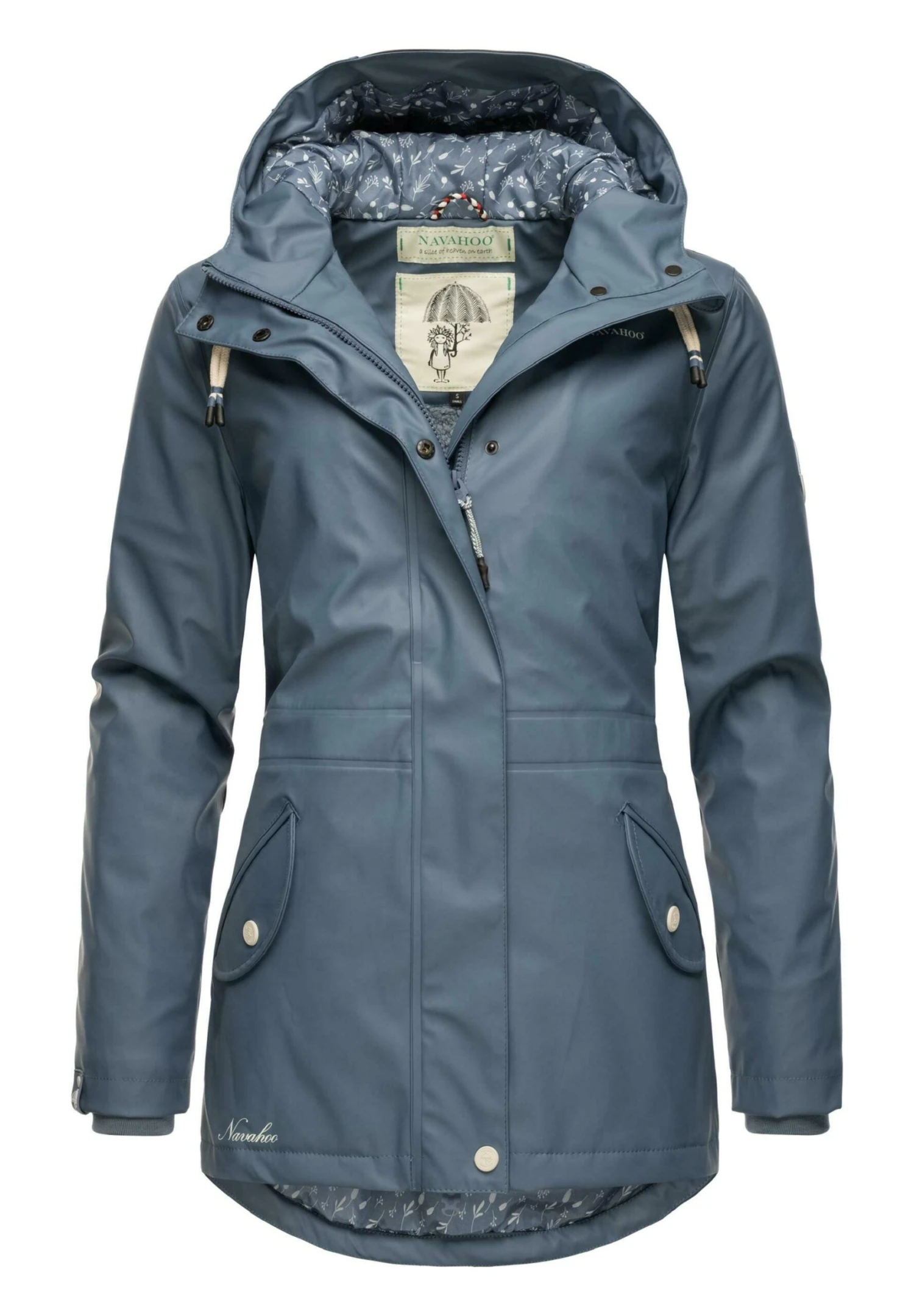 Navahoo Ocean Heart - Parka - Dusty Blue 7 Navahoo Ocean Heart - Parka - Dusty Blue - Imagen 5