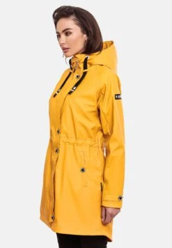 Navahoo Rainy Flower - Parka - Amber Yellow -Ropa 95139f3558394668b91fa320f55f64dd